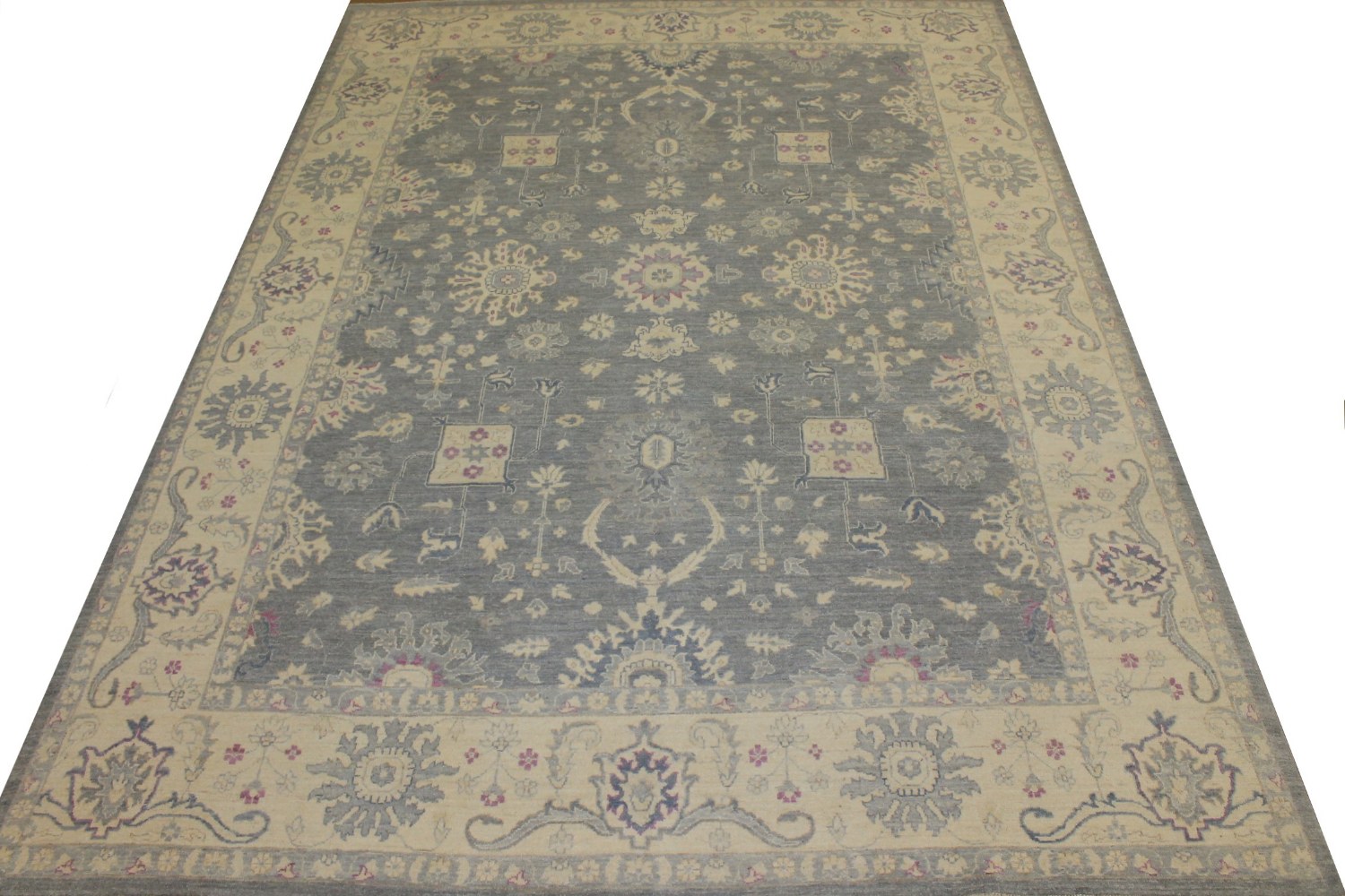 9x12 Peshawar Hand Knotted Wool Area Rug - MR023983