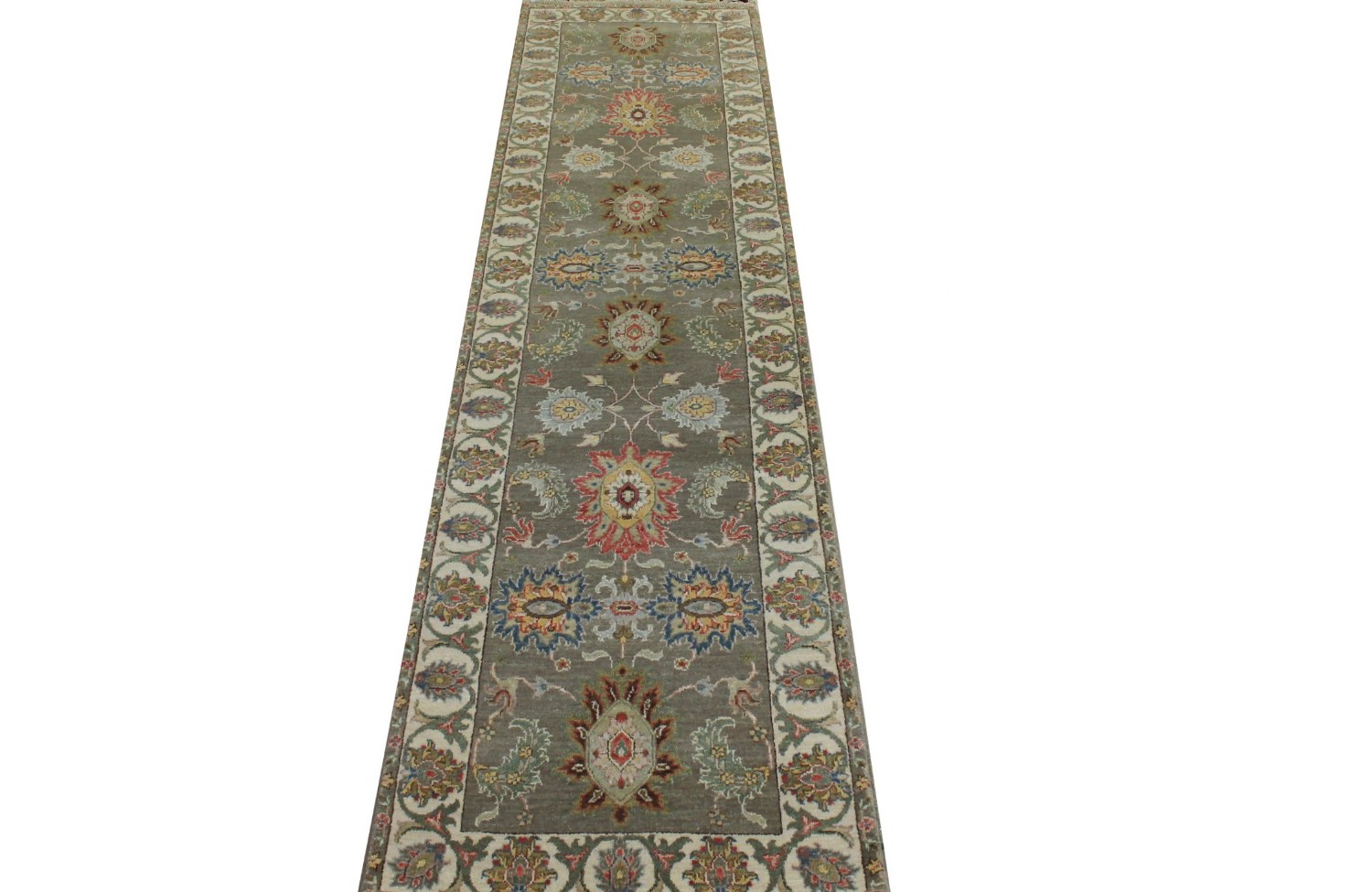 10 ft. Runner Traditional Hand Knotted Wool Area Rug - MR024040