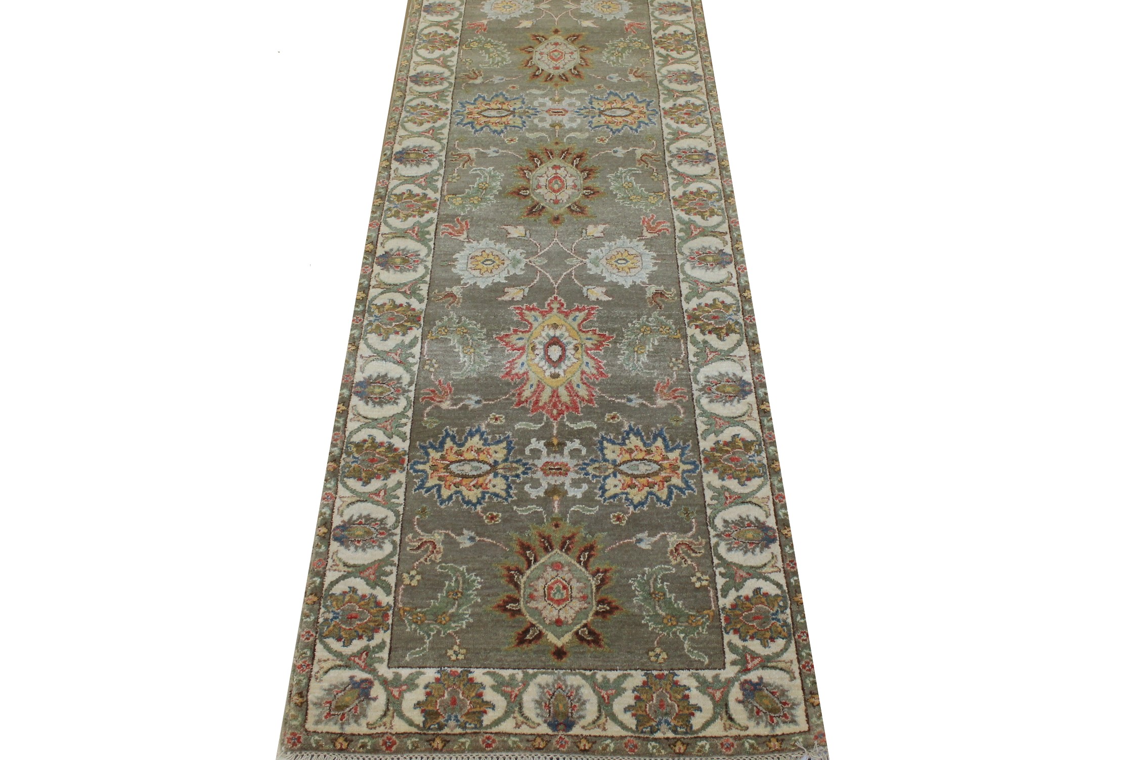 10 ft. Runner Traditional Hand Knotted Wool Area Rug - MR024040