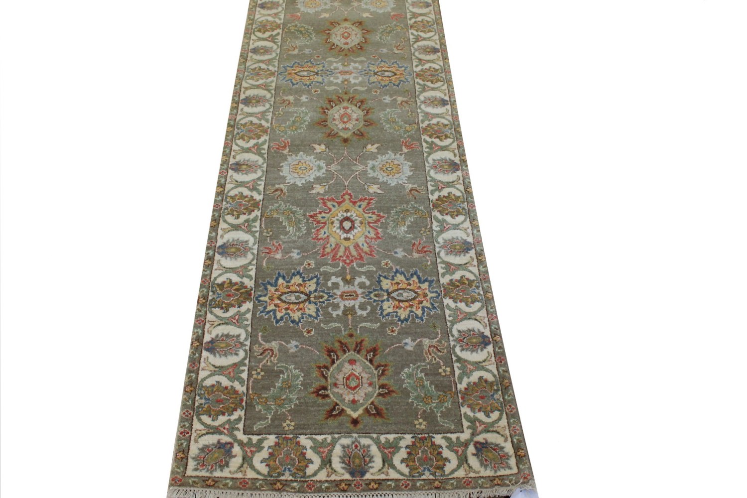 10 ft. Runner Traditional Hand Knotted Wool Area Rug - MR024041