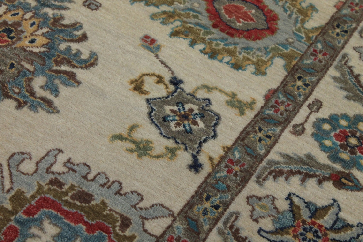 Wide Runner Traditional Hand Knotted Wool Area Rug - MR024045