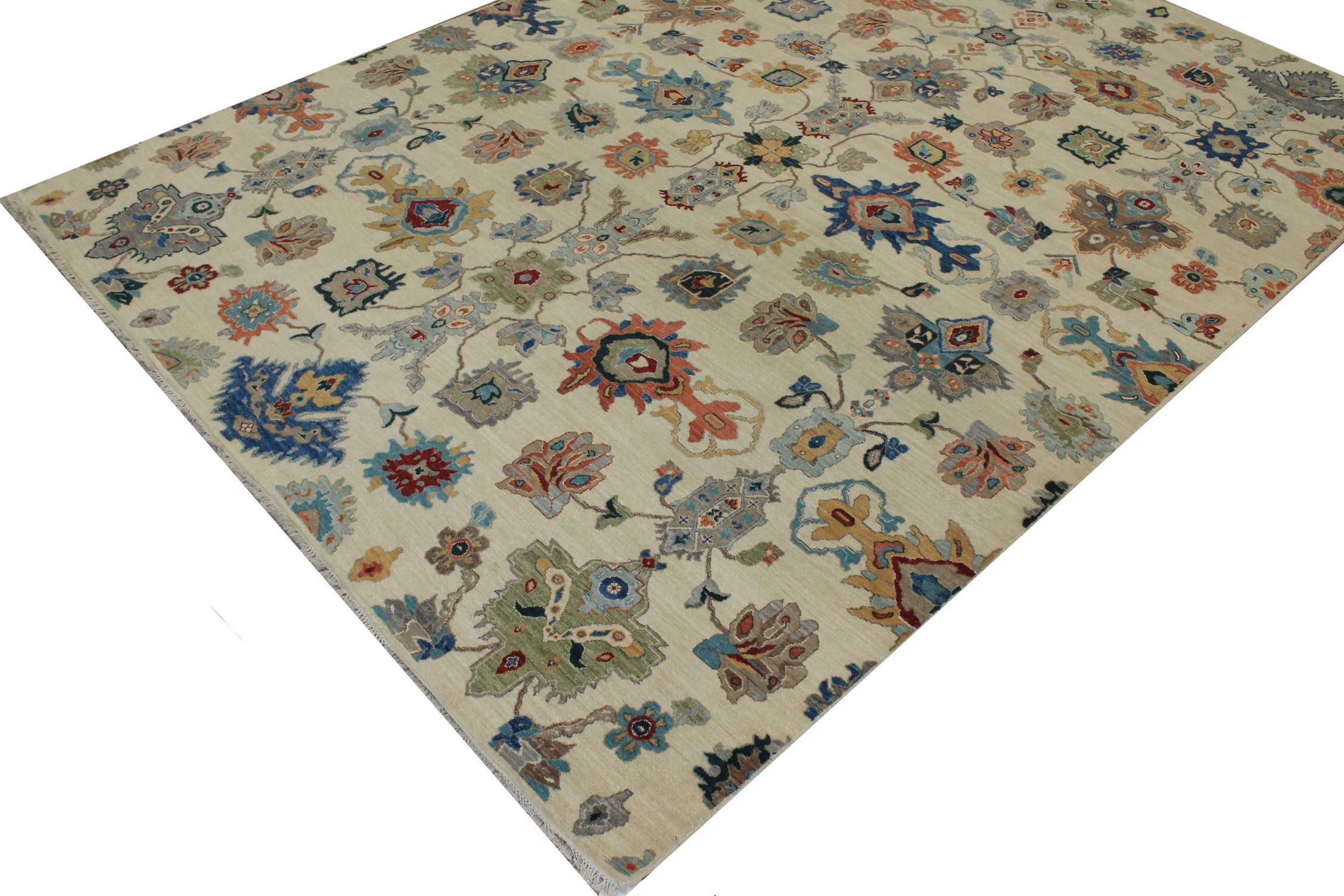 9x12 Traditional Hand Knotted Wool Area Rug - MR024060