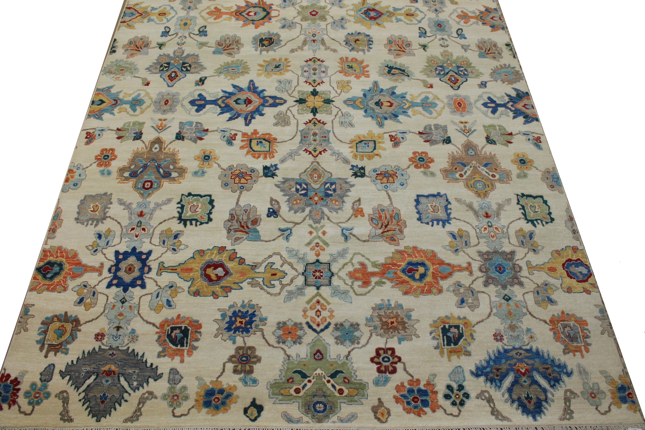 9x12 Traditional Hand Knotted Wool Area Rug - MR024060