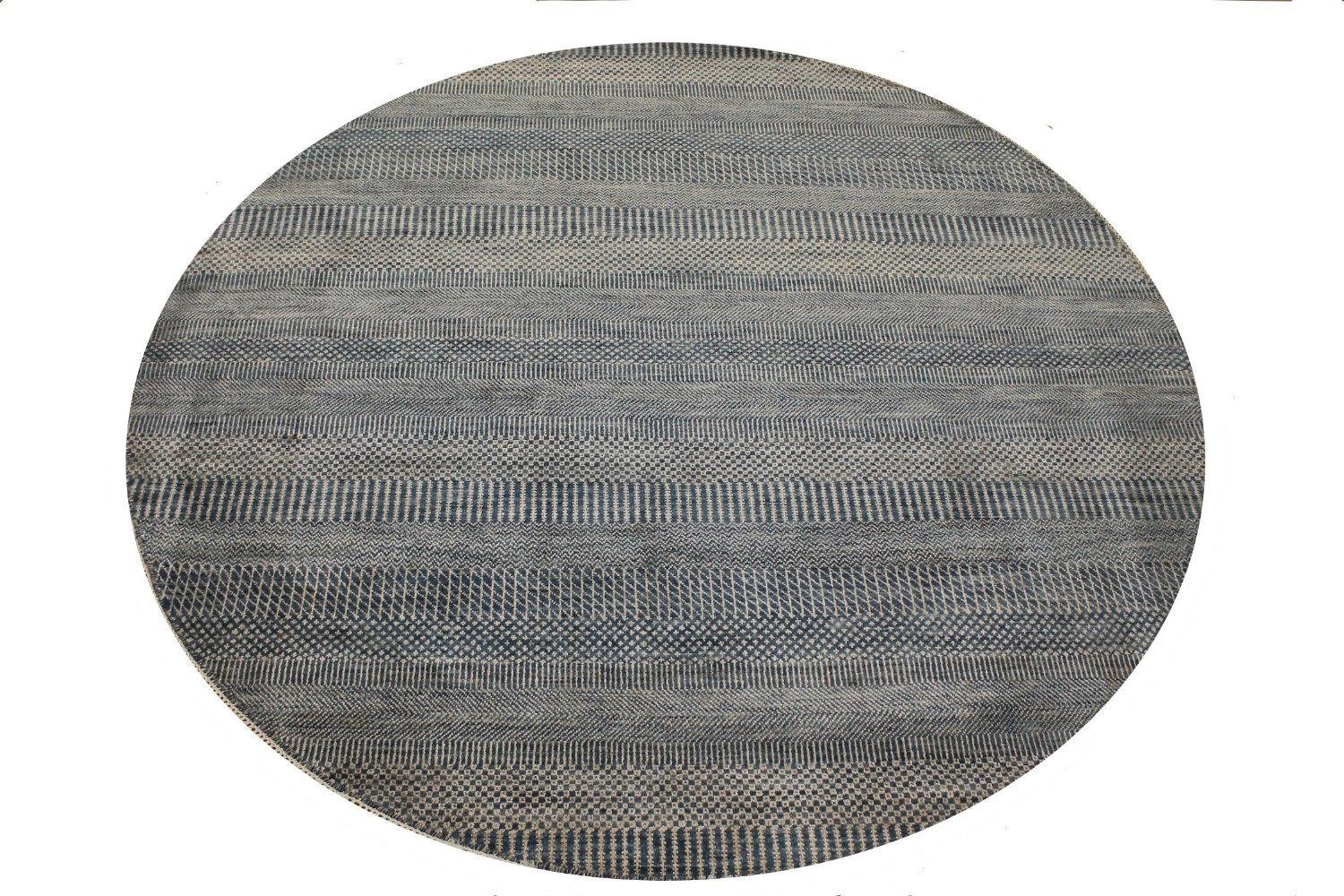 6 ft. - 7 ft. Round & Square Casual Hand Knotted Wool & Viscose Area Rug - MR024073