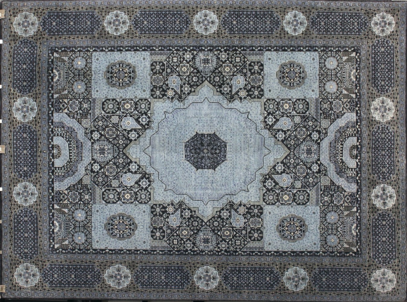 9x12 Traditional Hand Knotted Wool Area Rug - MR024088