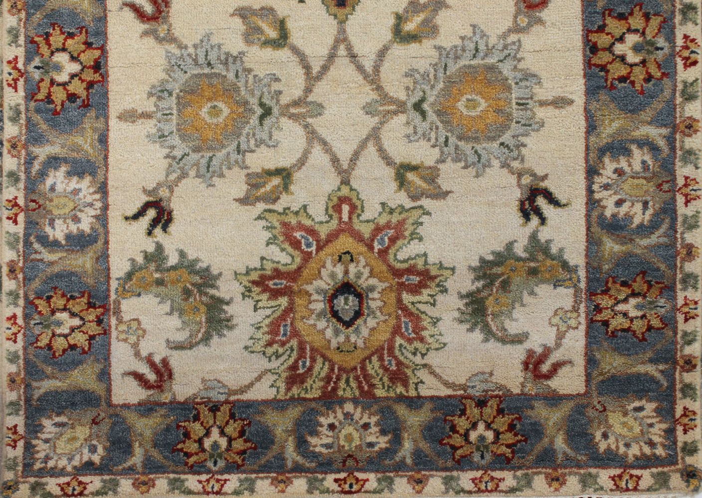 6 ft. Runner Traditional Hand Knotted Wool Area Rug - MR024177