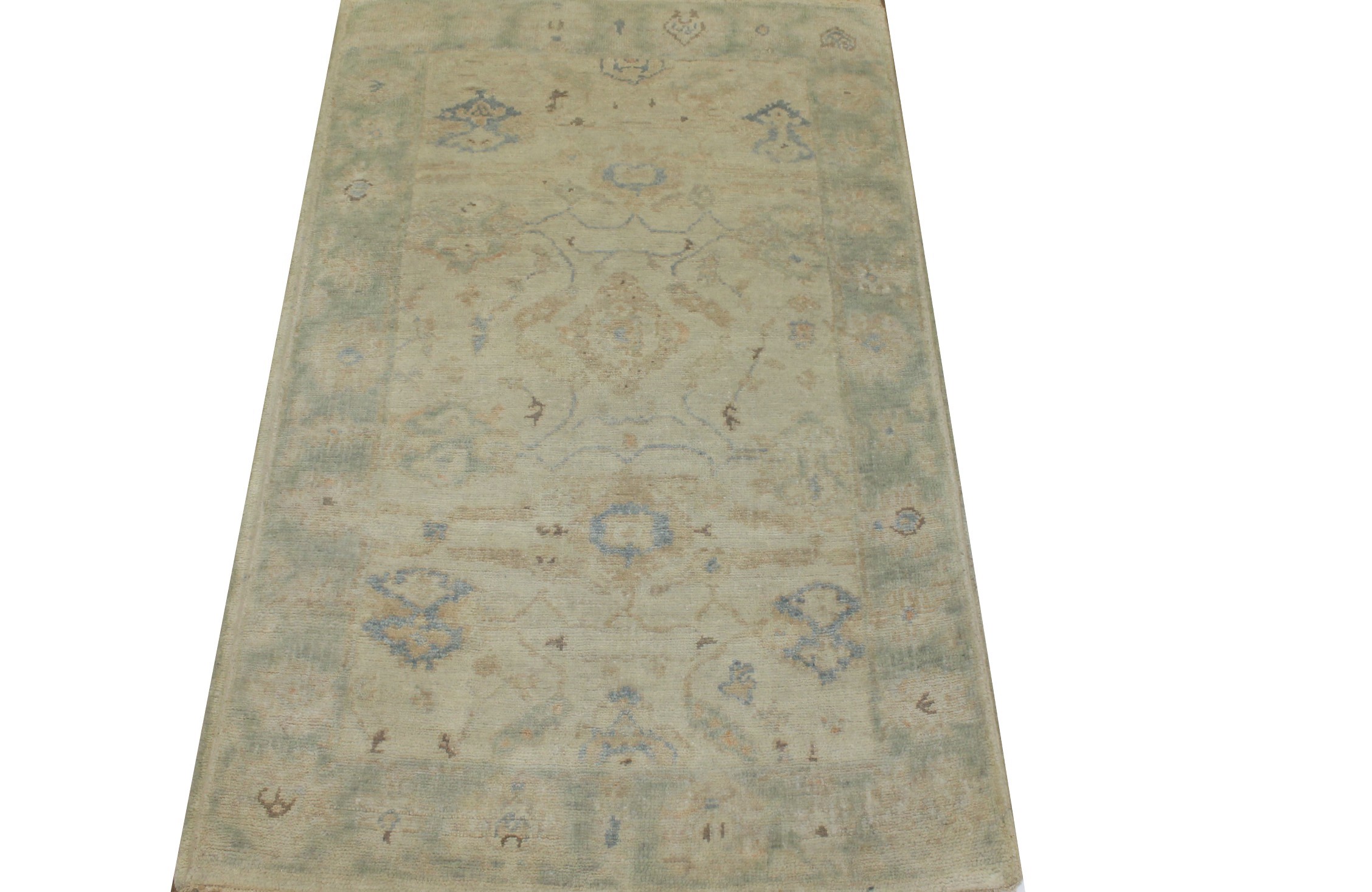 3x5 Oushak Hand Knotted Wool Area Rug - MR024230