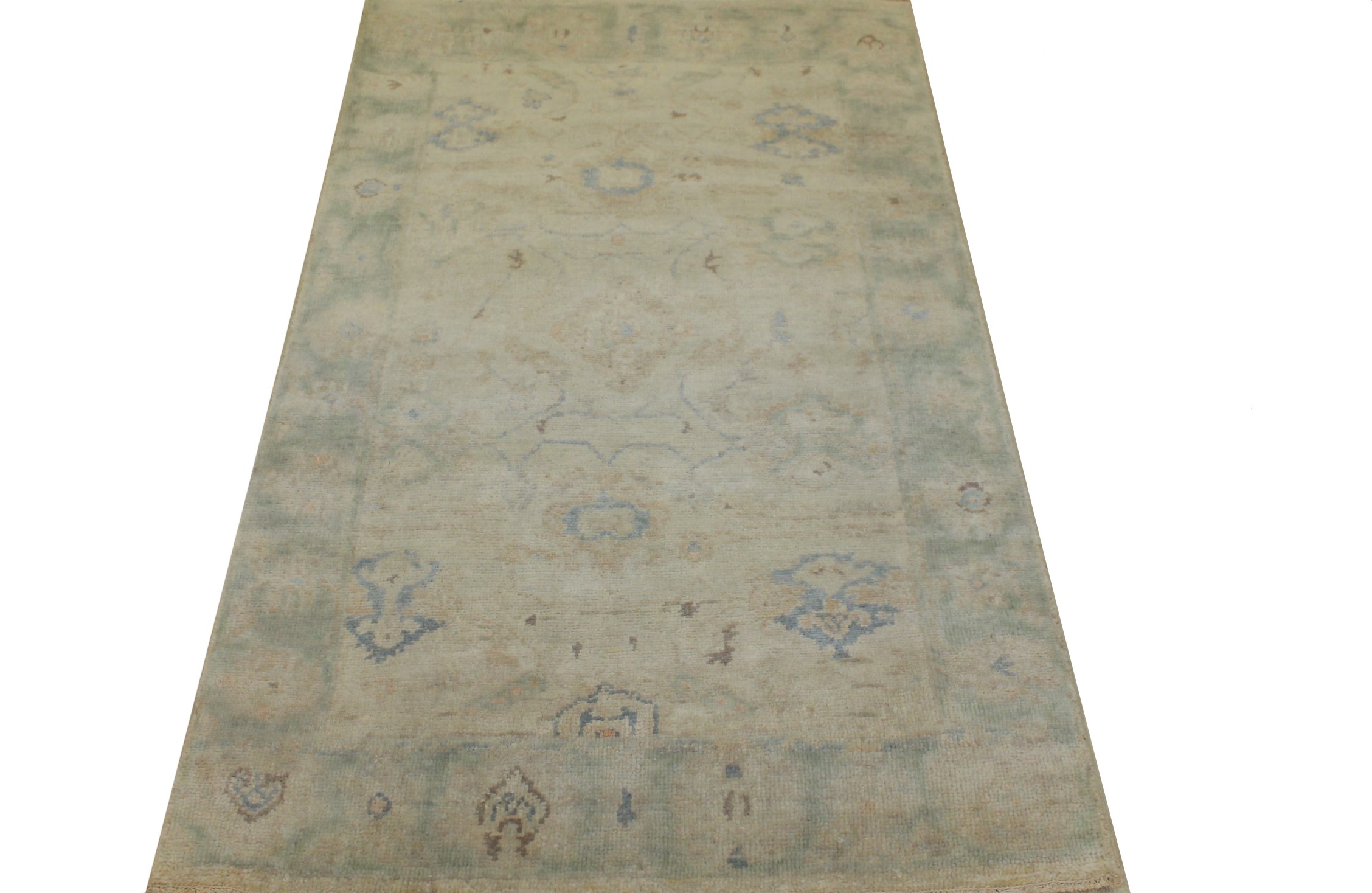 3x5 Oushak Hand Knotted Wool Area Rug - MR024230