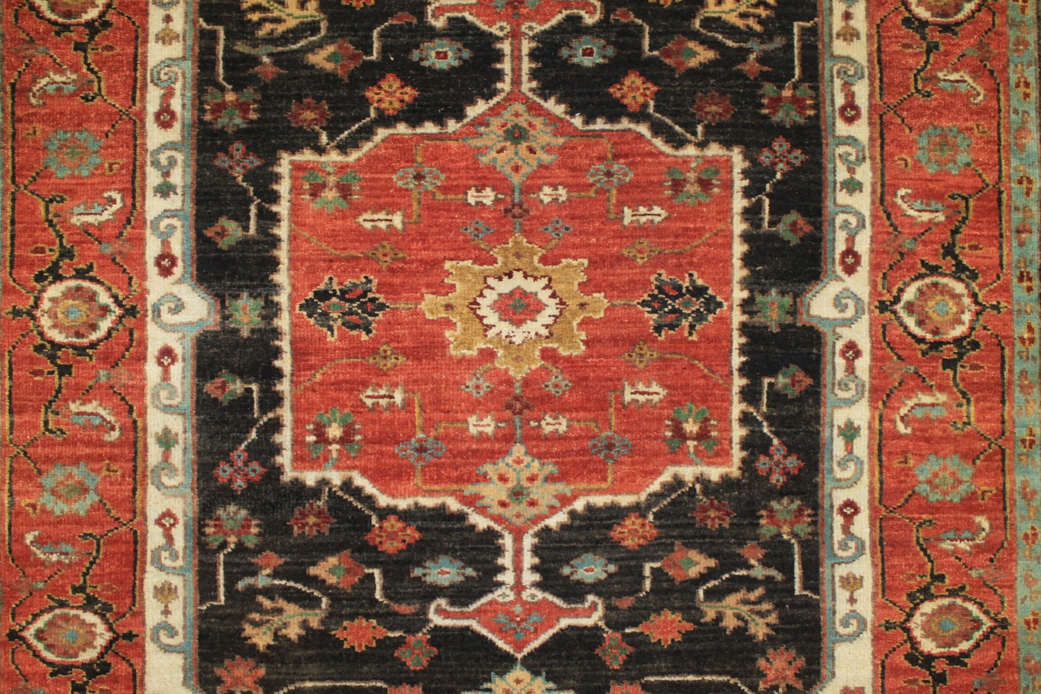 4x6 Heriz/Serapi Hand Knotted Wool Area Rug - MR024285