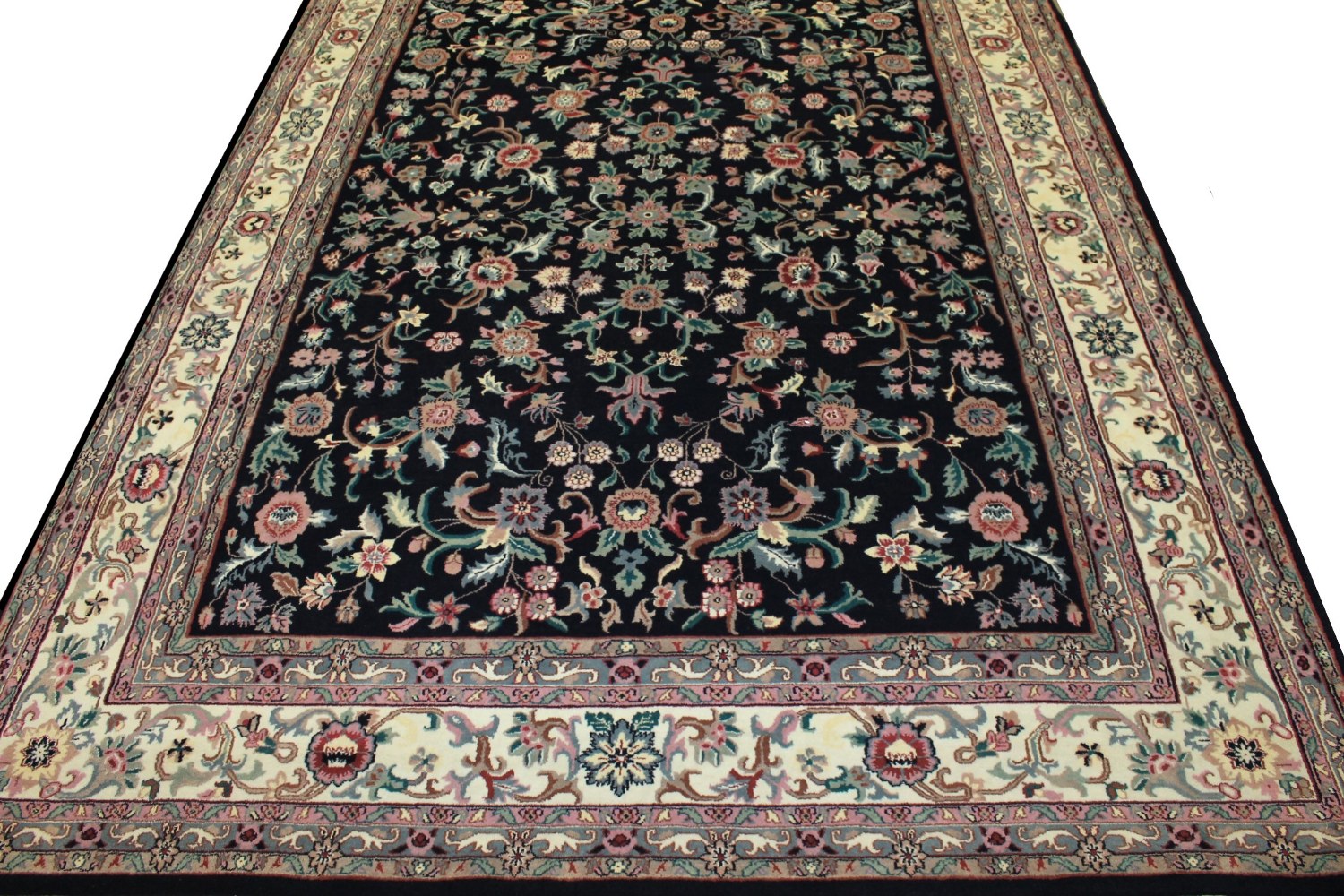 9x12 Traditional Hand Knotted Wool Area Rug - MR0243