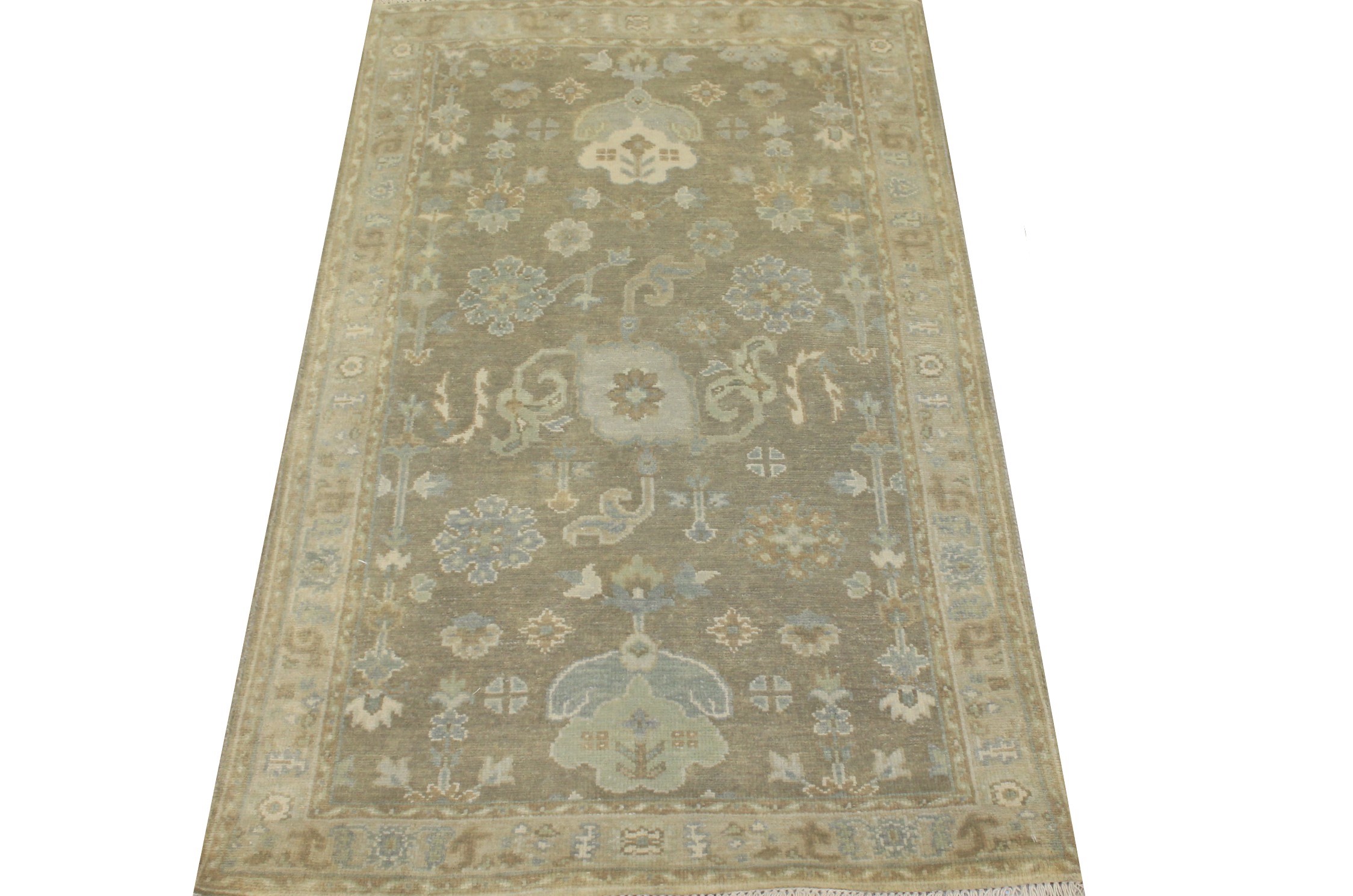 3x5 Oushak Hand Knotted Wool Area Rug - MR024304