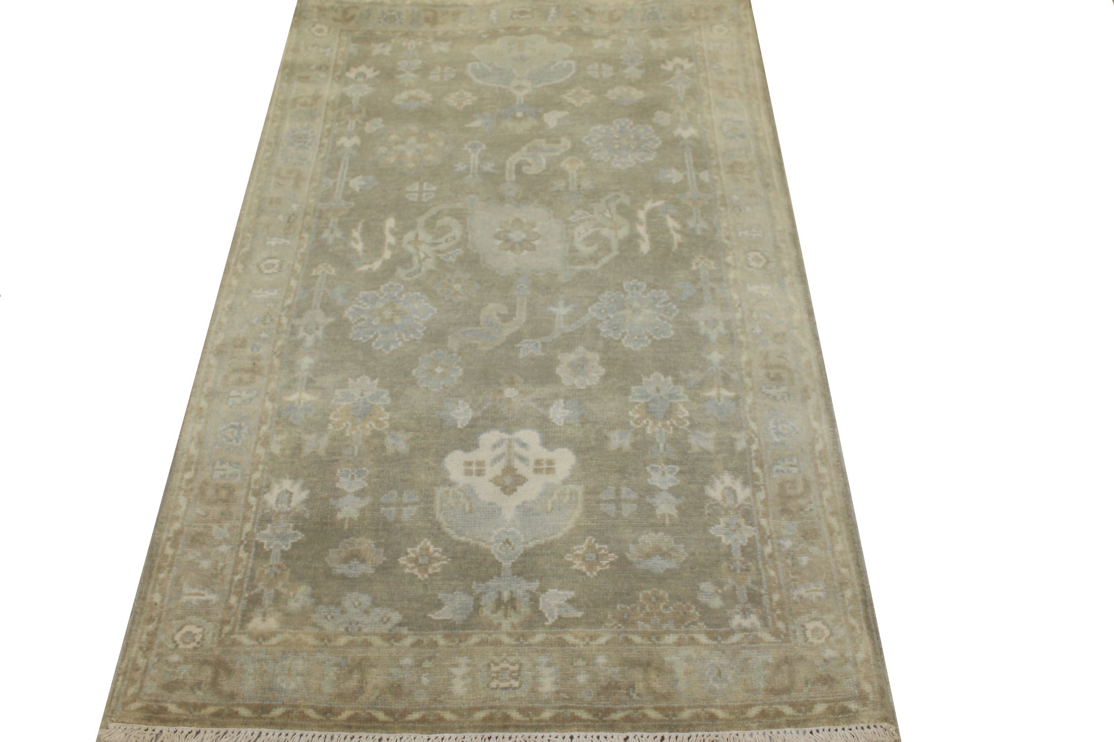 3x5 Oushak Hand Knotted Wool Area Rug - MR024304