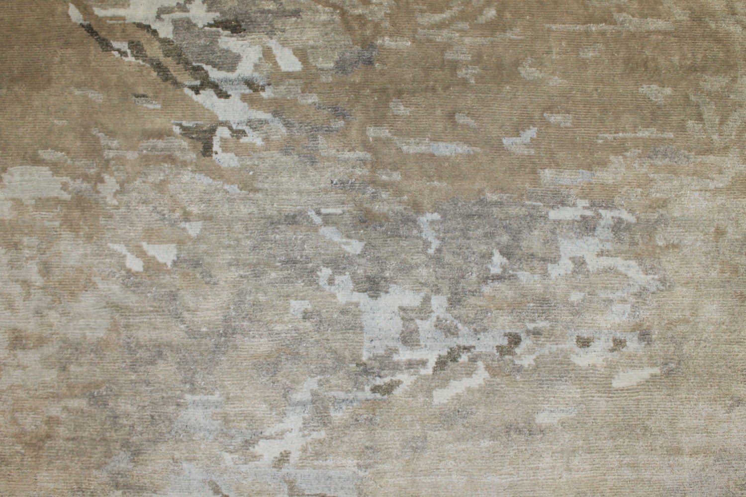 8 ft. Round & Square Modern Hand Knotted Wool Area Rug - MR024311