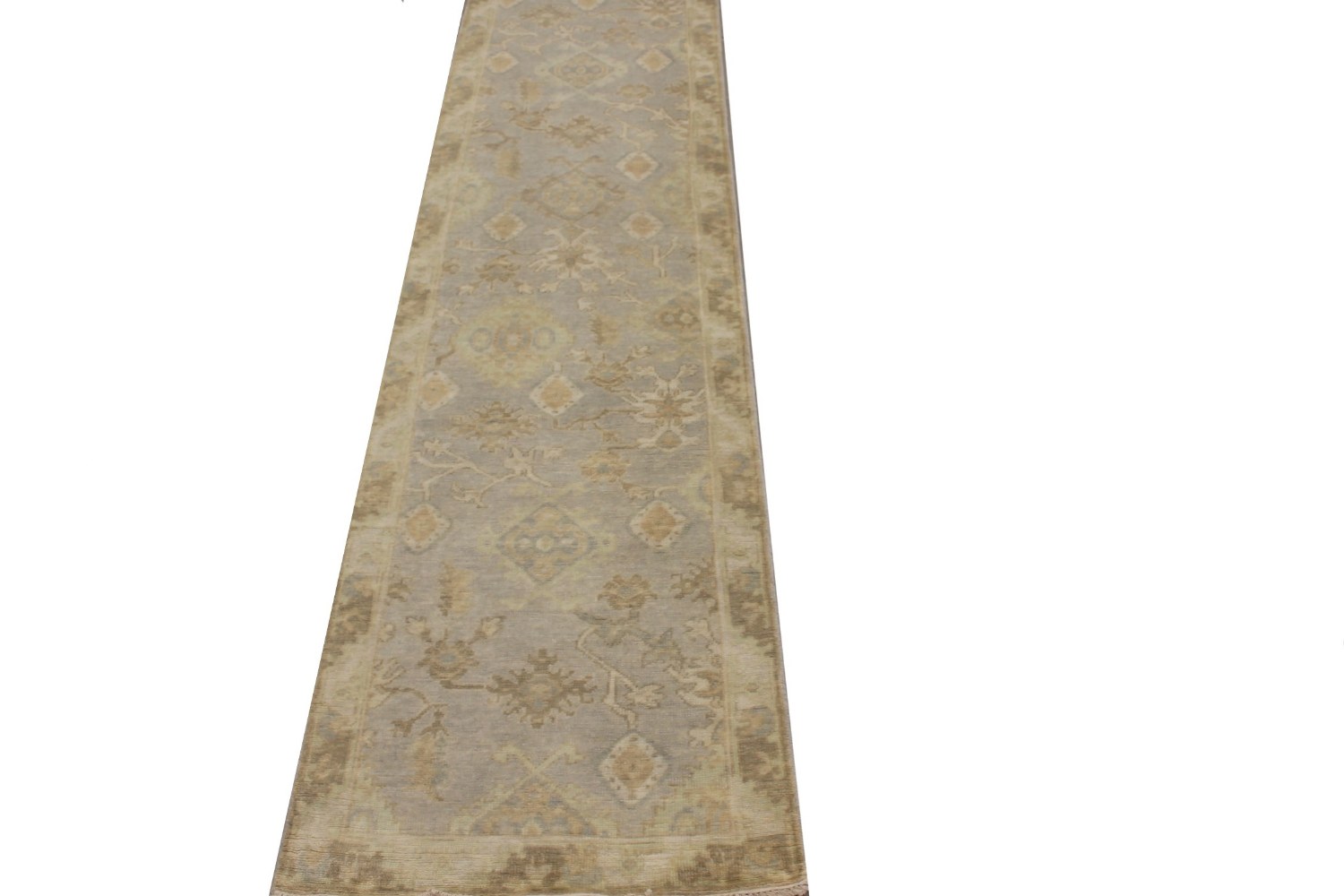 13 ft. & Longer Runner Oushak Hand Knotted Wool Area Rug - MR024323