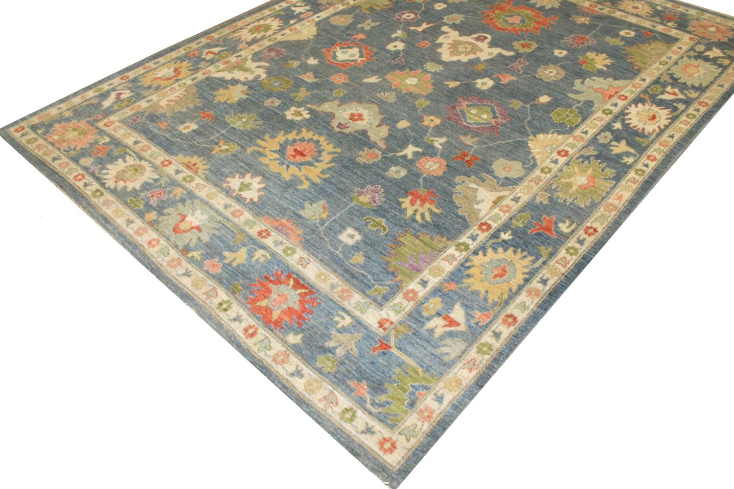 10x14  Hand Knotted Wool Area Rug - MR024377
