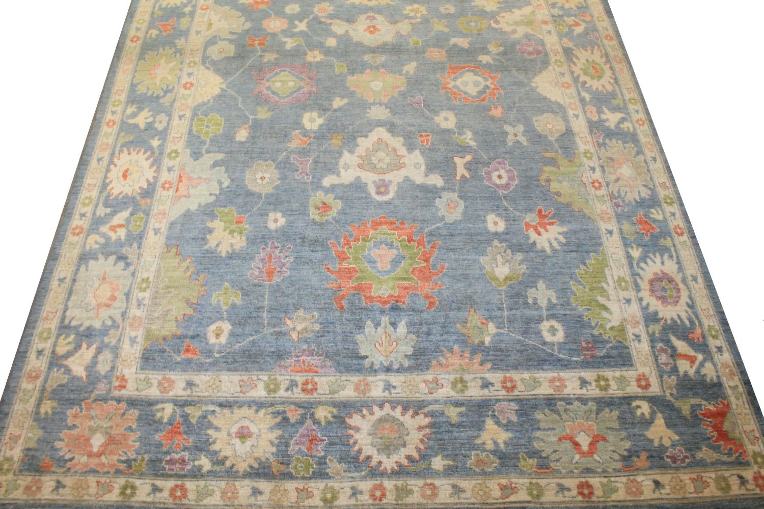 10x14  Hand Knotted Wool Area Rug - MR024377