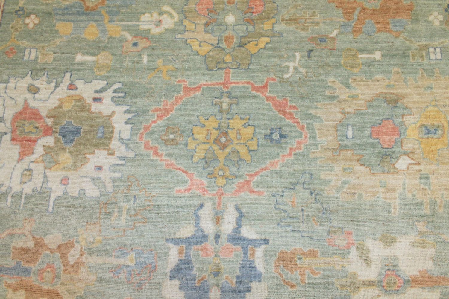 10x14 Oushak Hand Knotted Wool Area Rug - MR024378