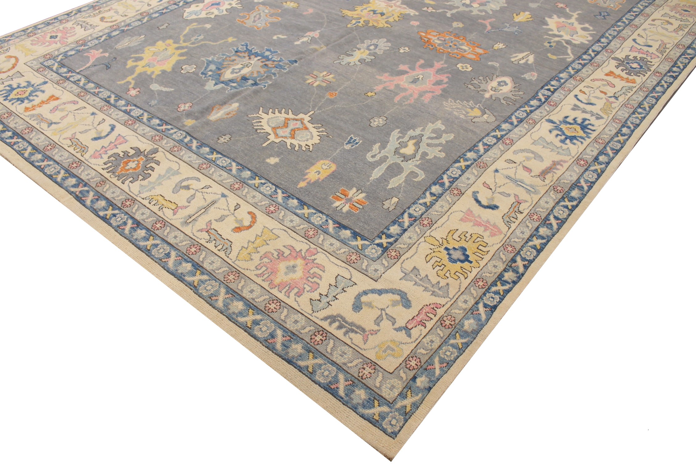 OVERSIZE Oushak Hand Knotted Wool Area Rug - MR024390