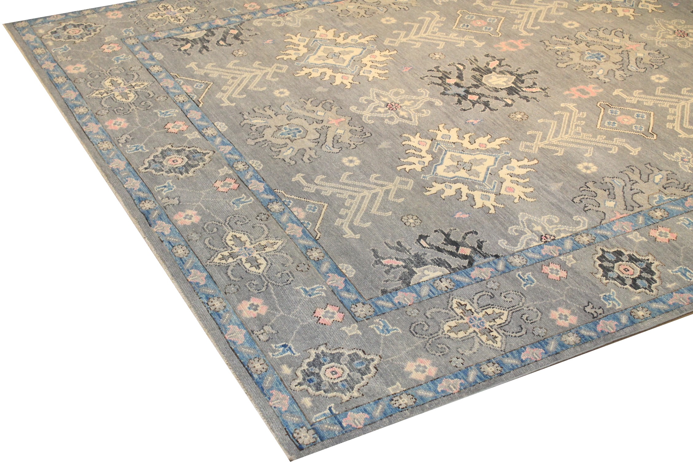 9x12 Oushak Hand Knotted Wool Area Rug - MR024397