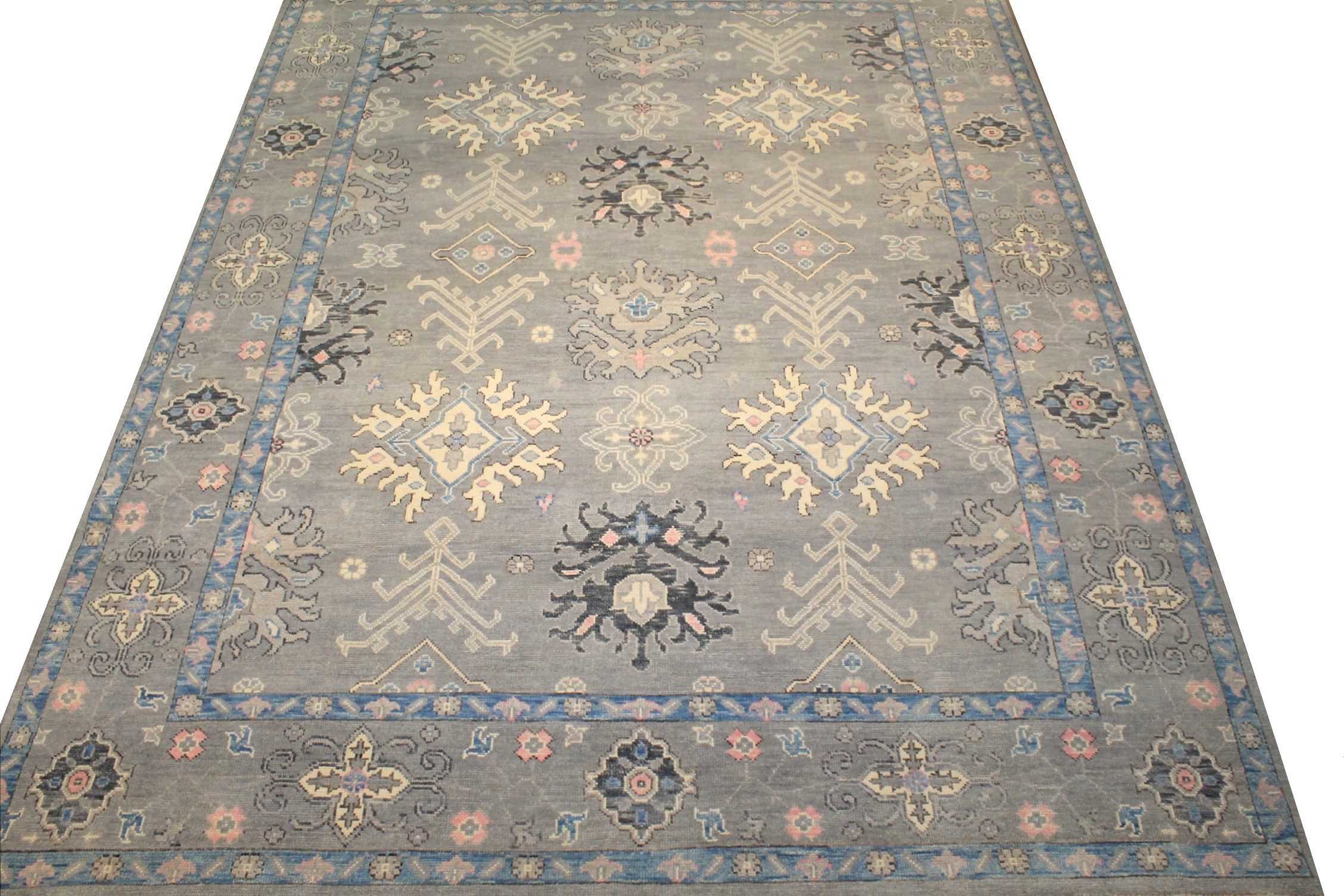 9x12 Oushak Hand Knotted Wool Area Rug - MR024397