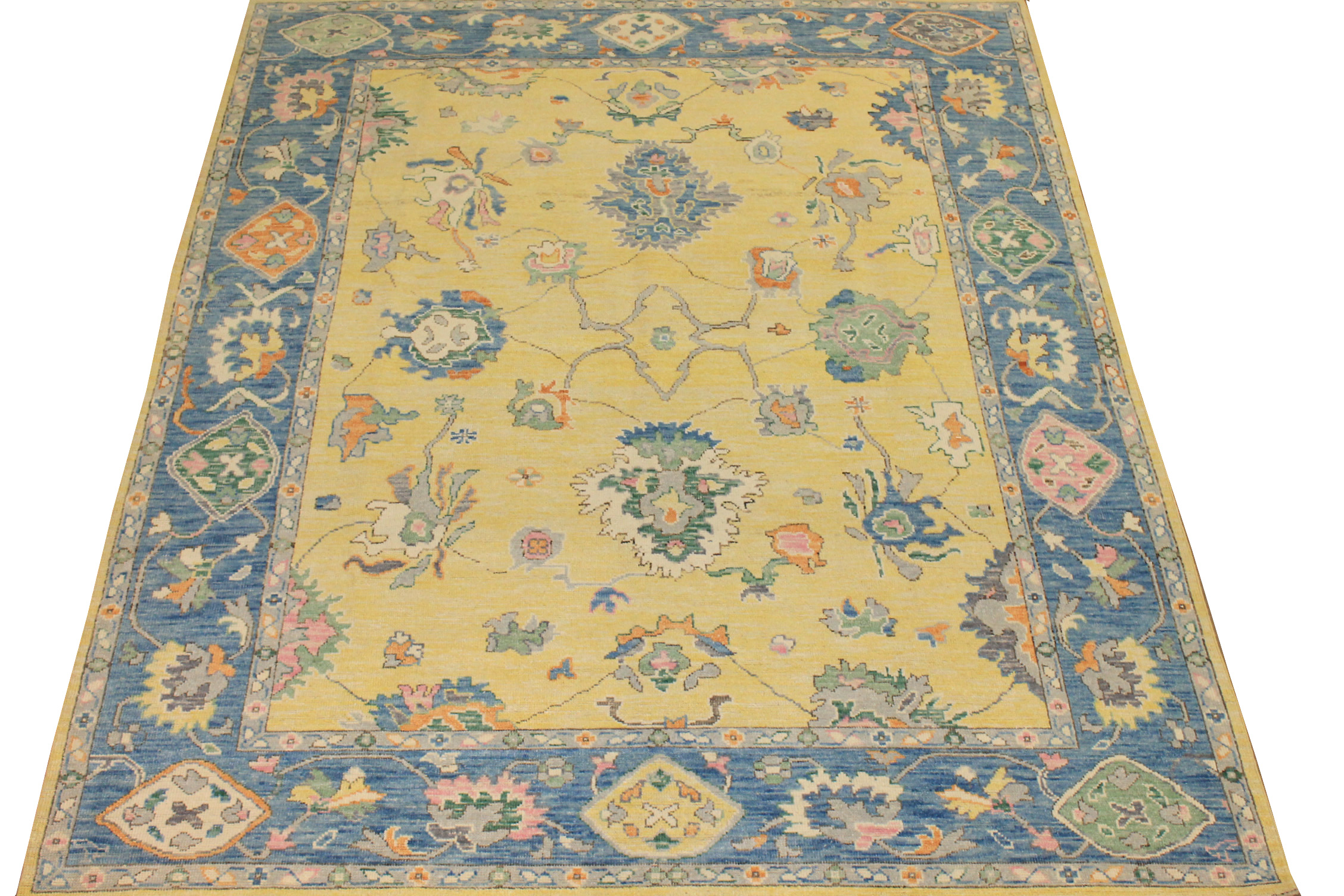 8x10 Oushak Hand Knotted Wool Area Rug - MR024403