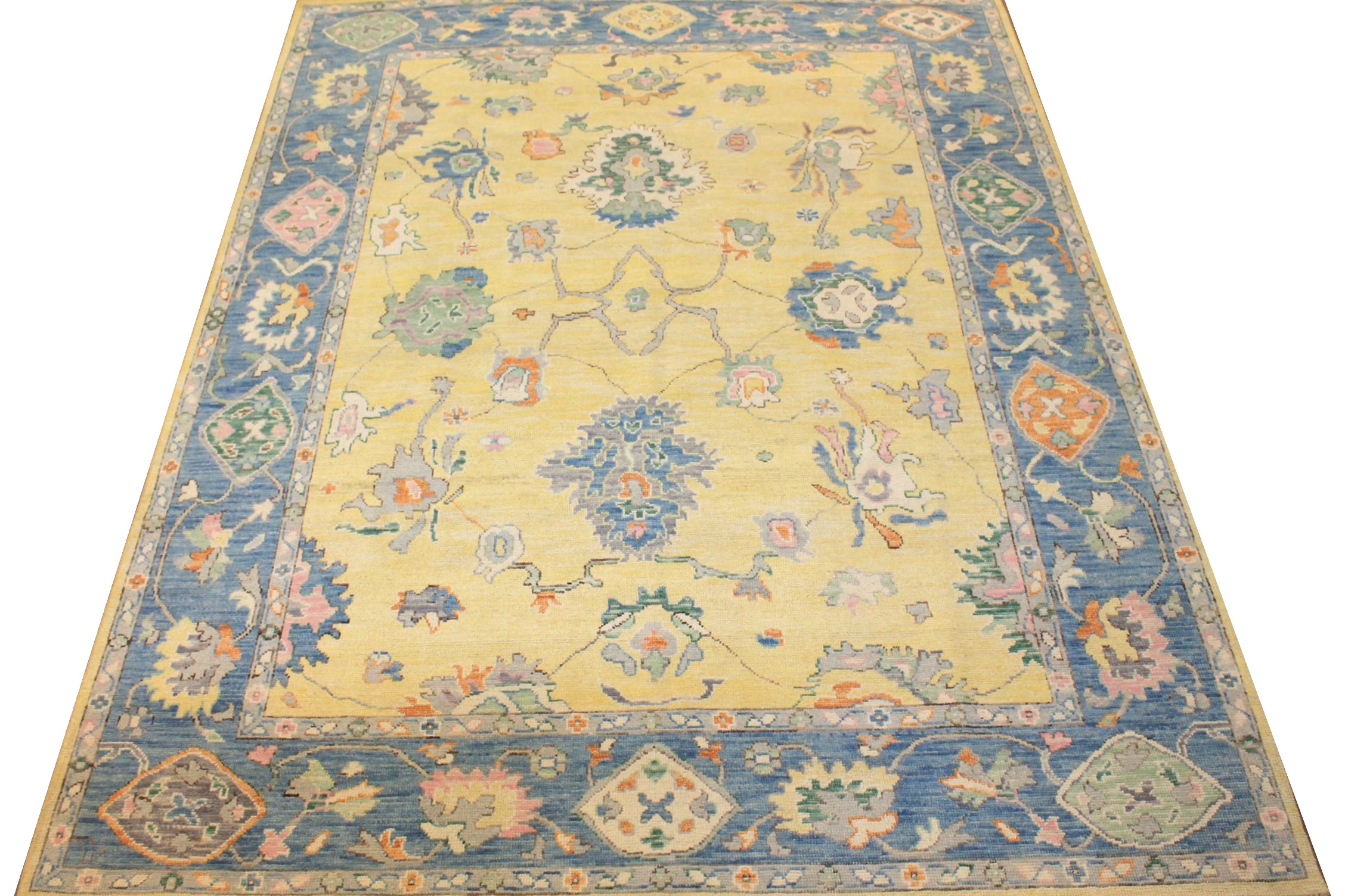 8x10 Oushak Hand Knotted Wool Area Rug - MR024403