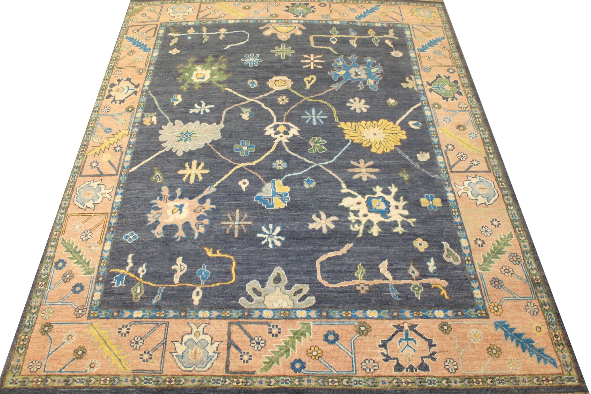 8x10 Oushak Hand Knotted Wool Area Rug - MR024405
