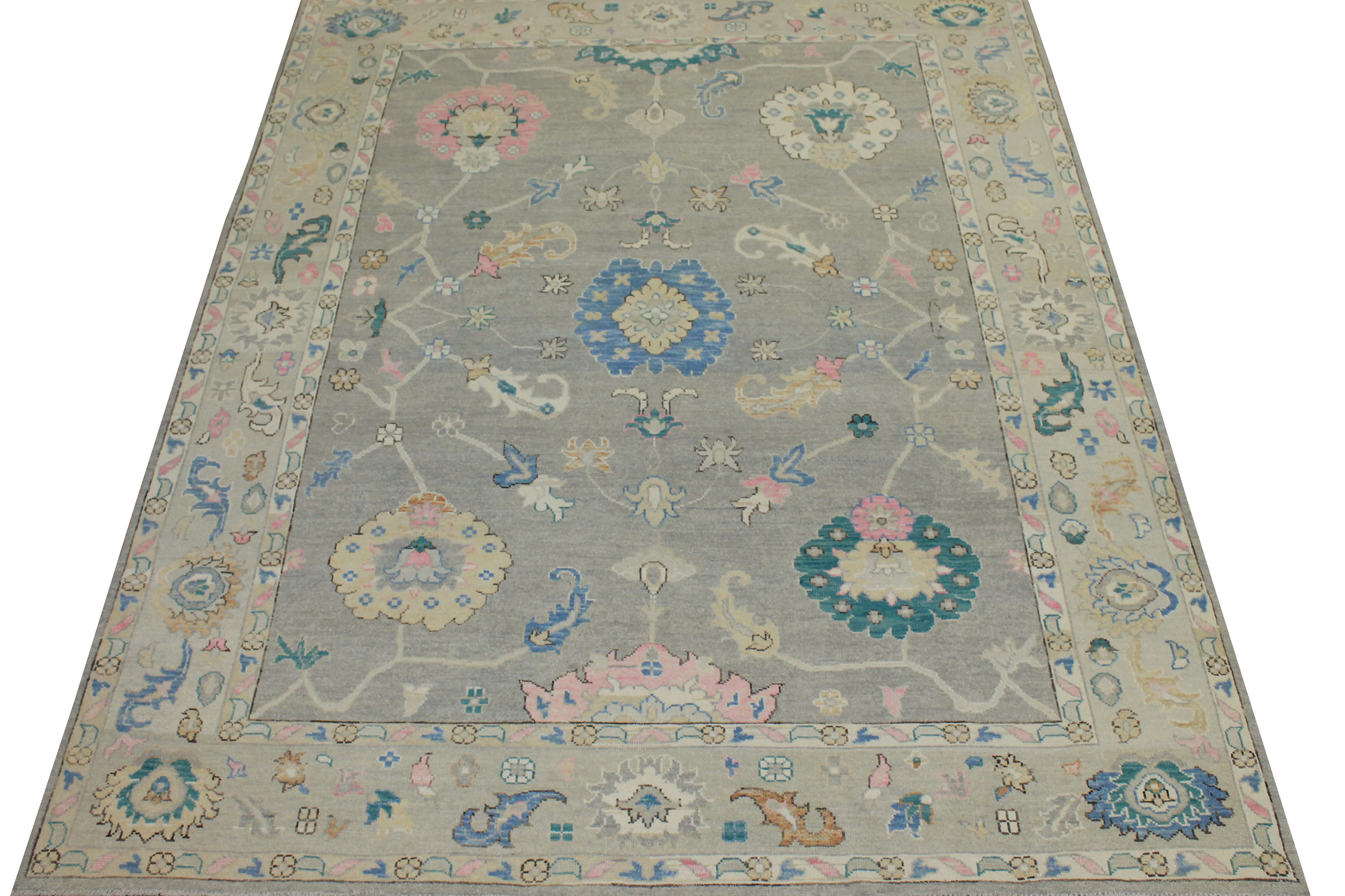 9x12 Oushak Hand Knotted Wool Area Rug - MR024429