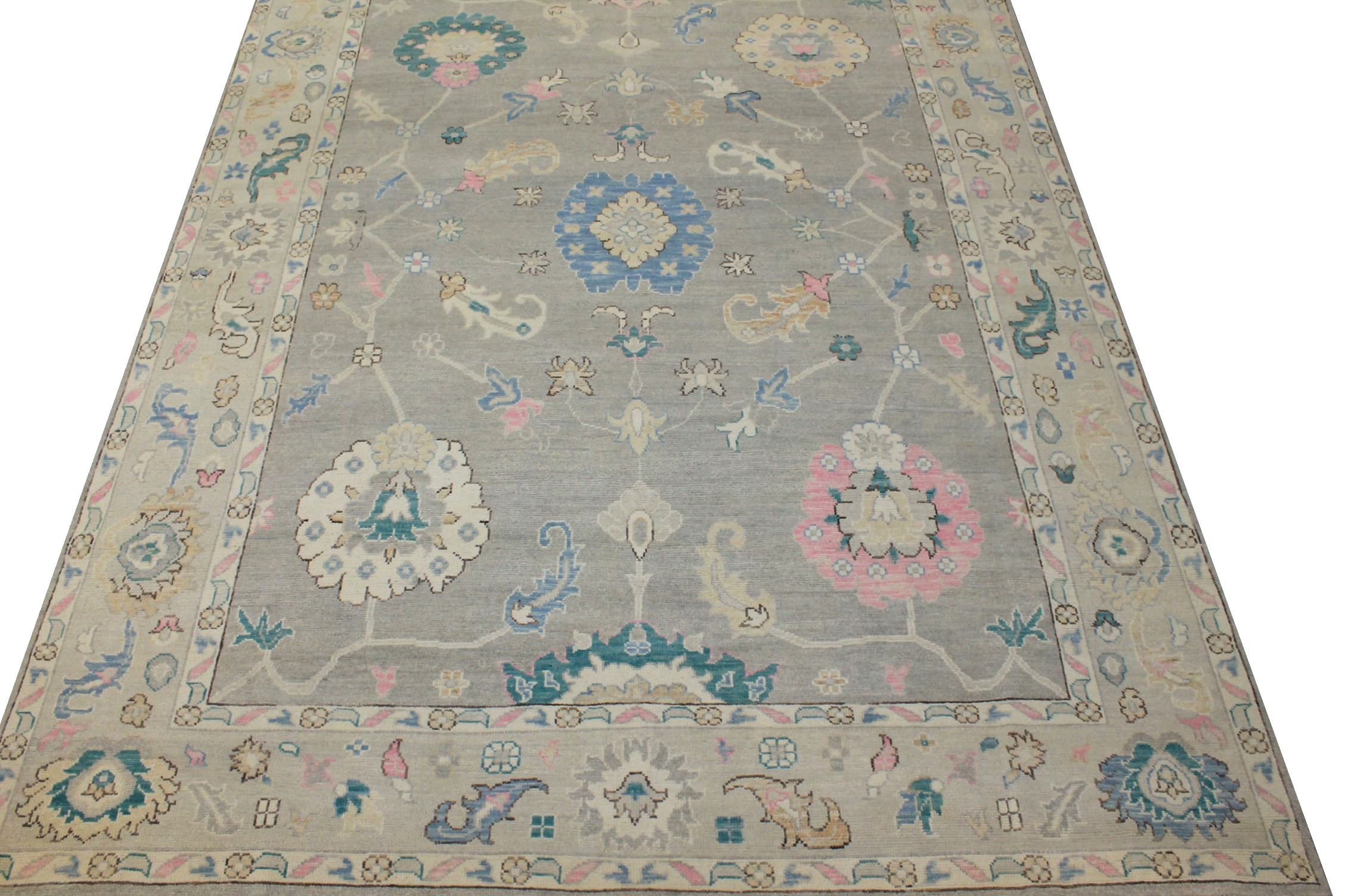 9x12 Oushak Hand Knotted Wool Area Rug - MR024429