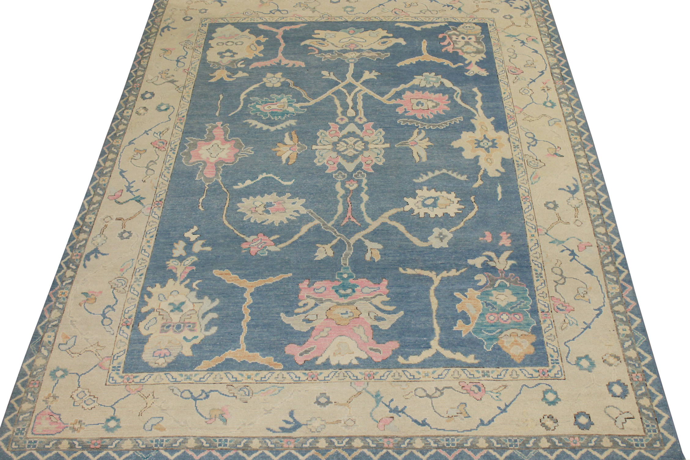 9x12 Oushak Hand Knotted Wool Area Rug - MR024430