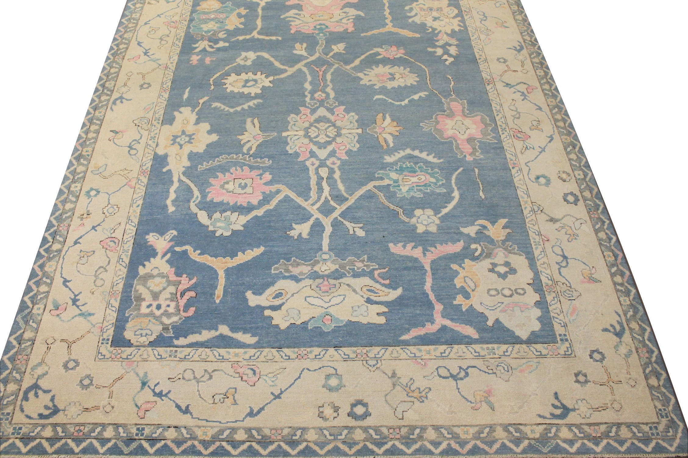 9x12 Oushak Hand Knotted Wool Area Rug - MR024430