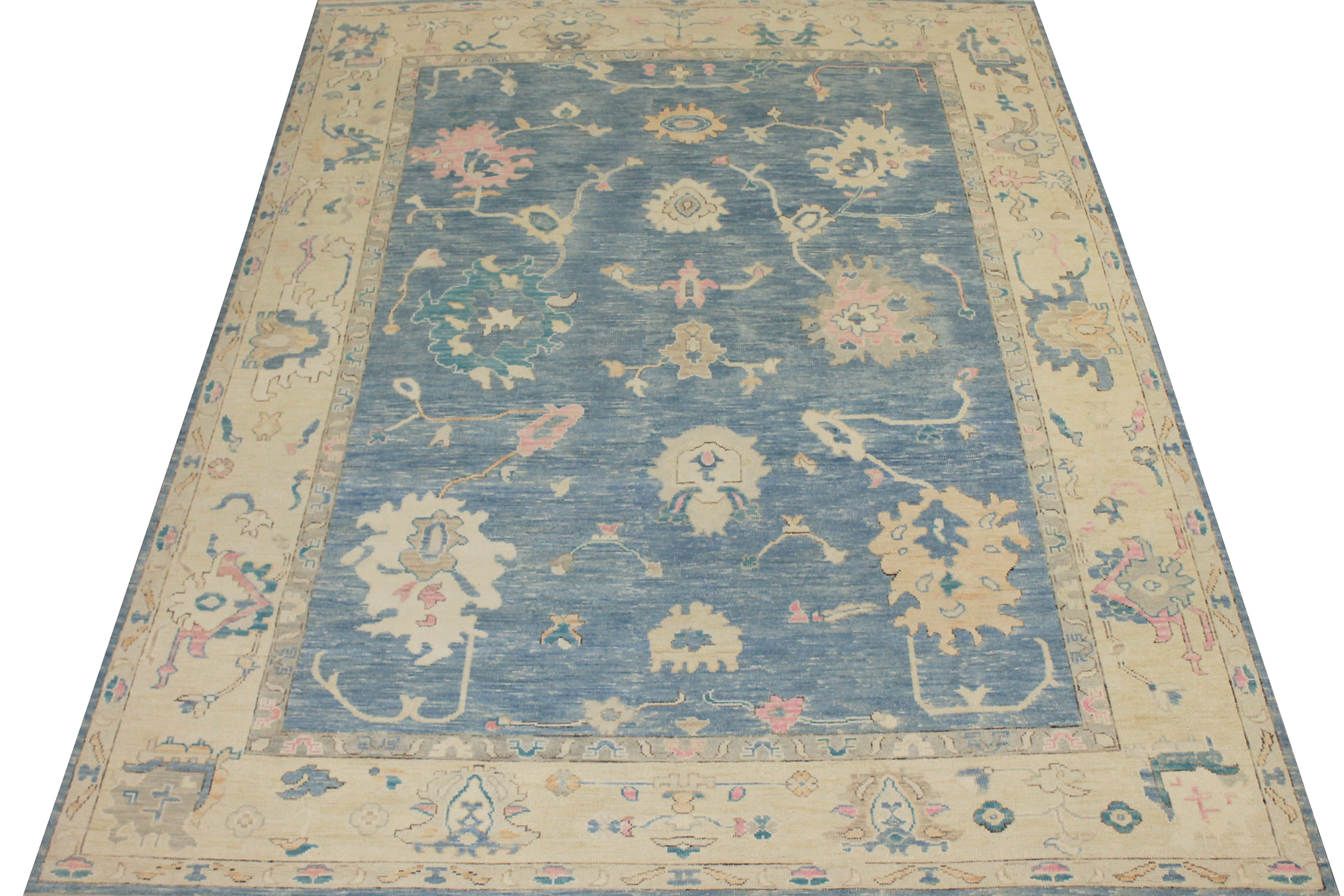 9x12 Oushak Hand Knotted Wool Area Rug - MR024431