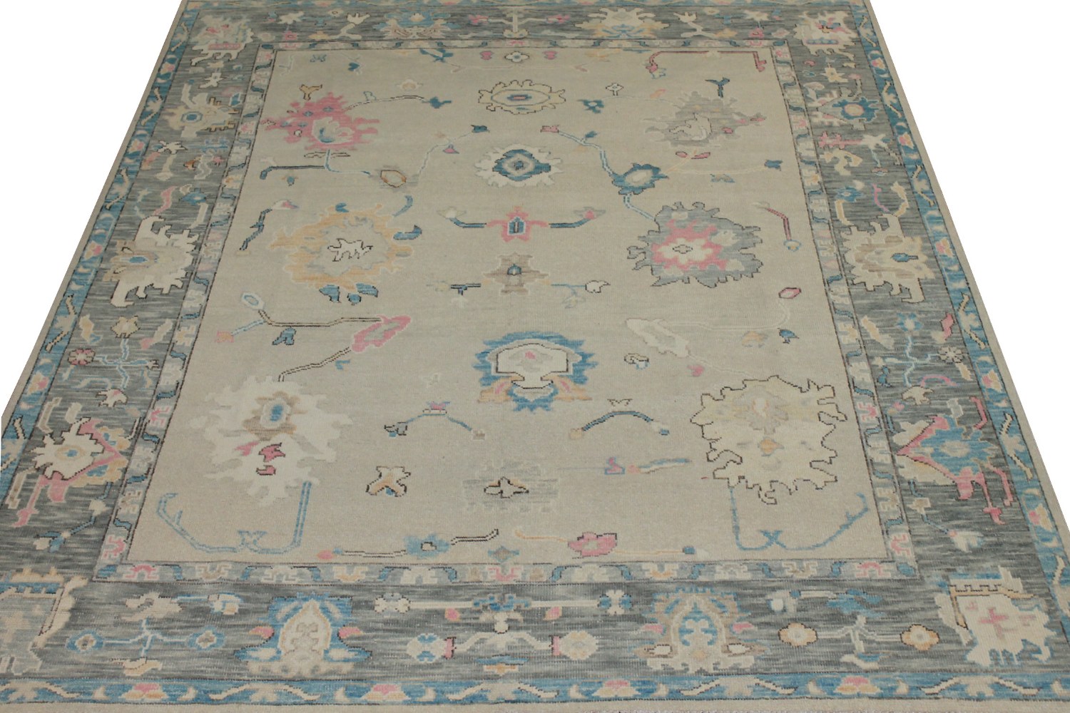 8x10 Oushak Hand Knotted Wool Area Rug - MR024434
