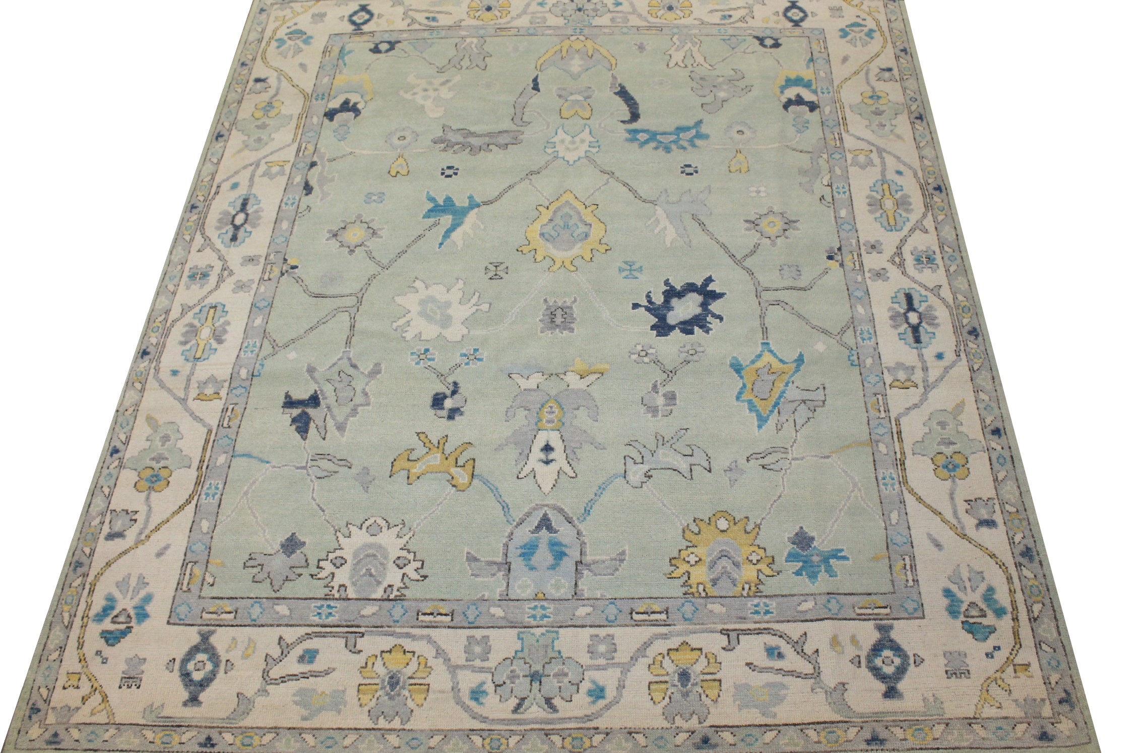 8x10 Oushak Hand Knotted Wool Area Rug - MR024436