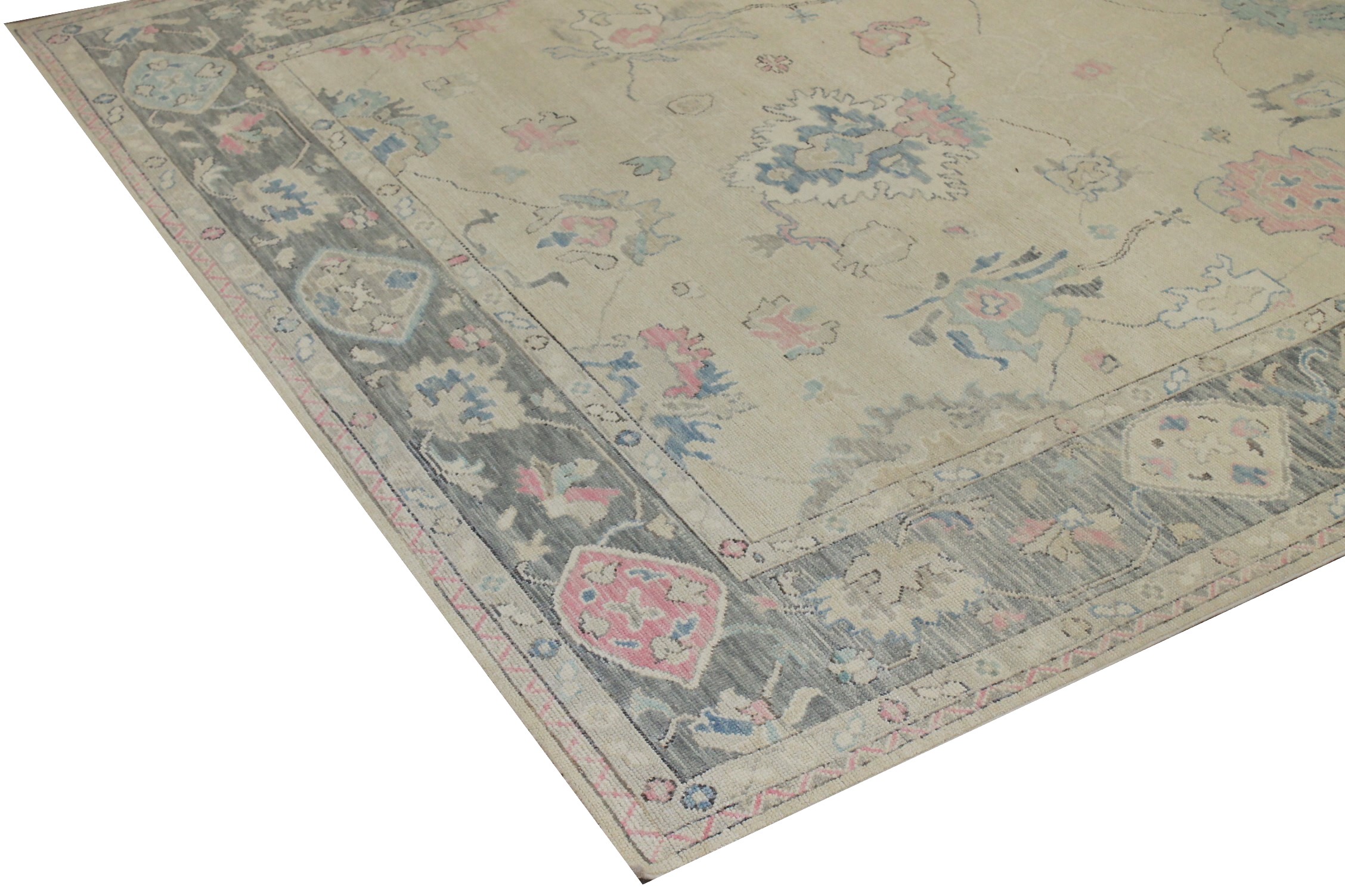 9x12 Oushak Hand Knotted Wool Area Rug - MR024437