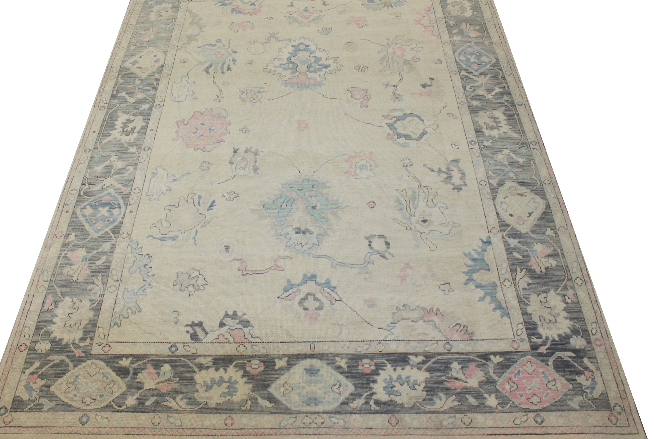 9x12 Oushak Hand Knotted Wool Area Rug - MR024437