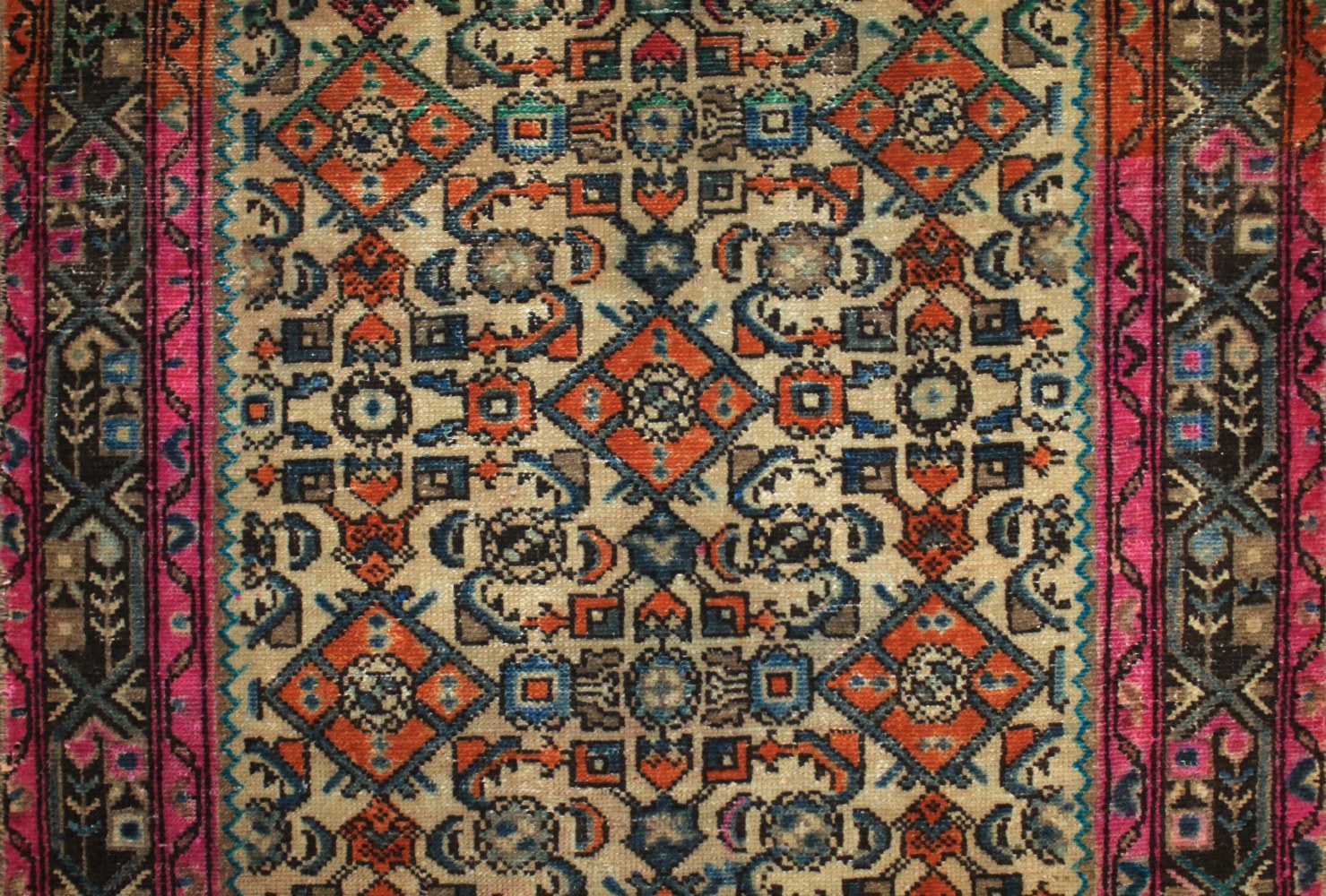 10 ft. Runner Vintage Hand Knotted Wool Area Rug - MR024452