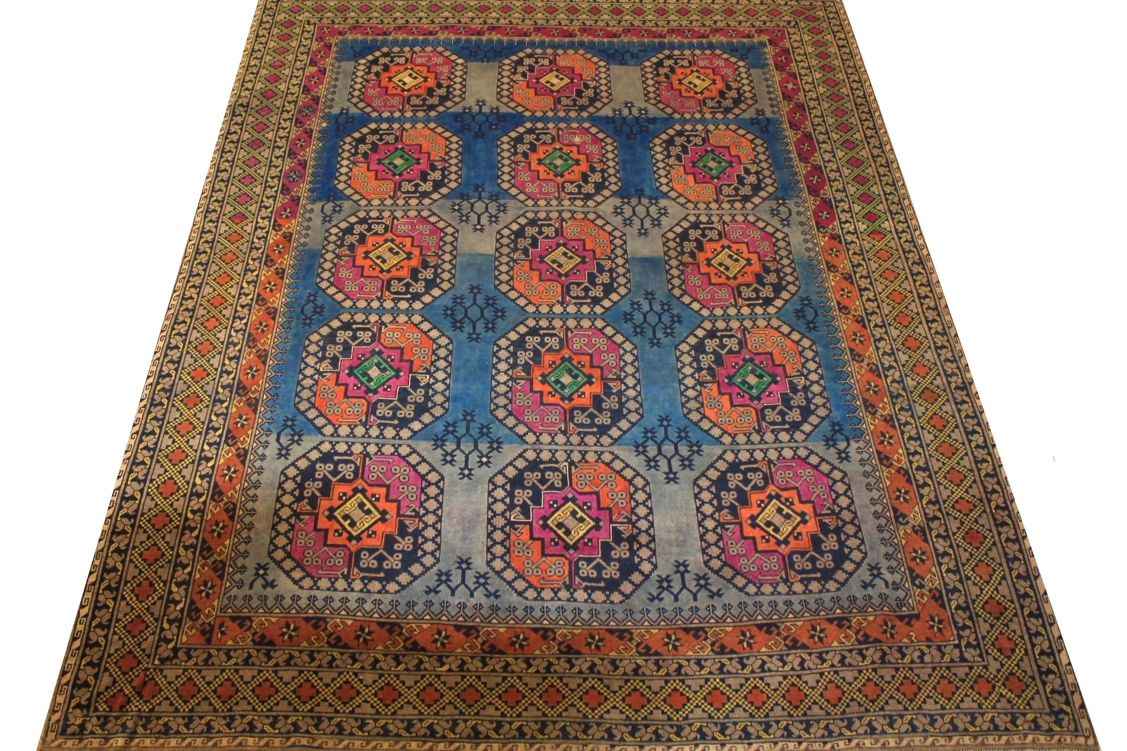 8x10 Vintage Hand Knotted Wool Area Rug - MR024472