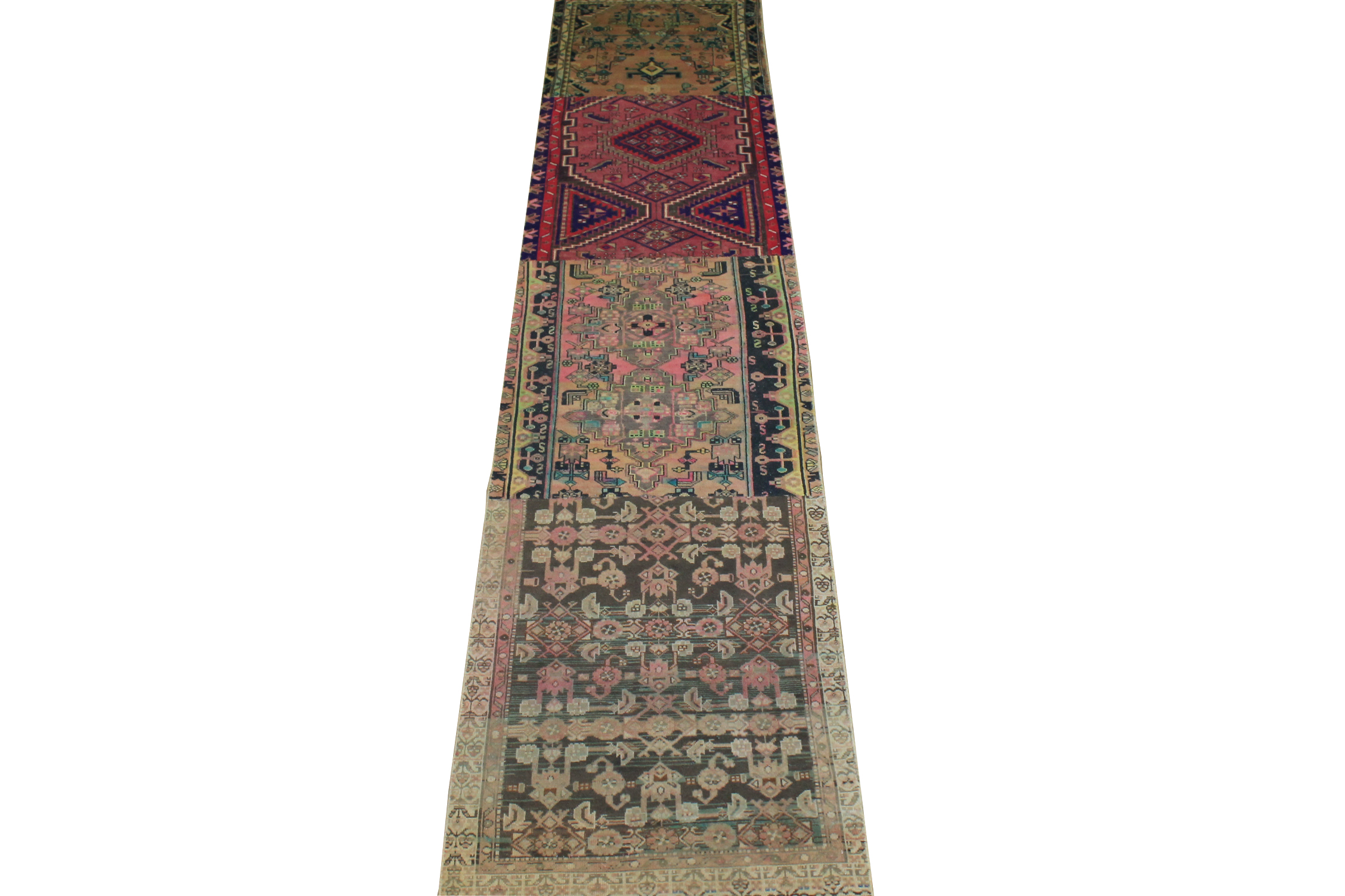 13 ft. & Longer Runner Vintage Hand Knotted Wool Area Rug - MR024509