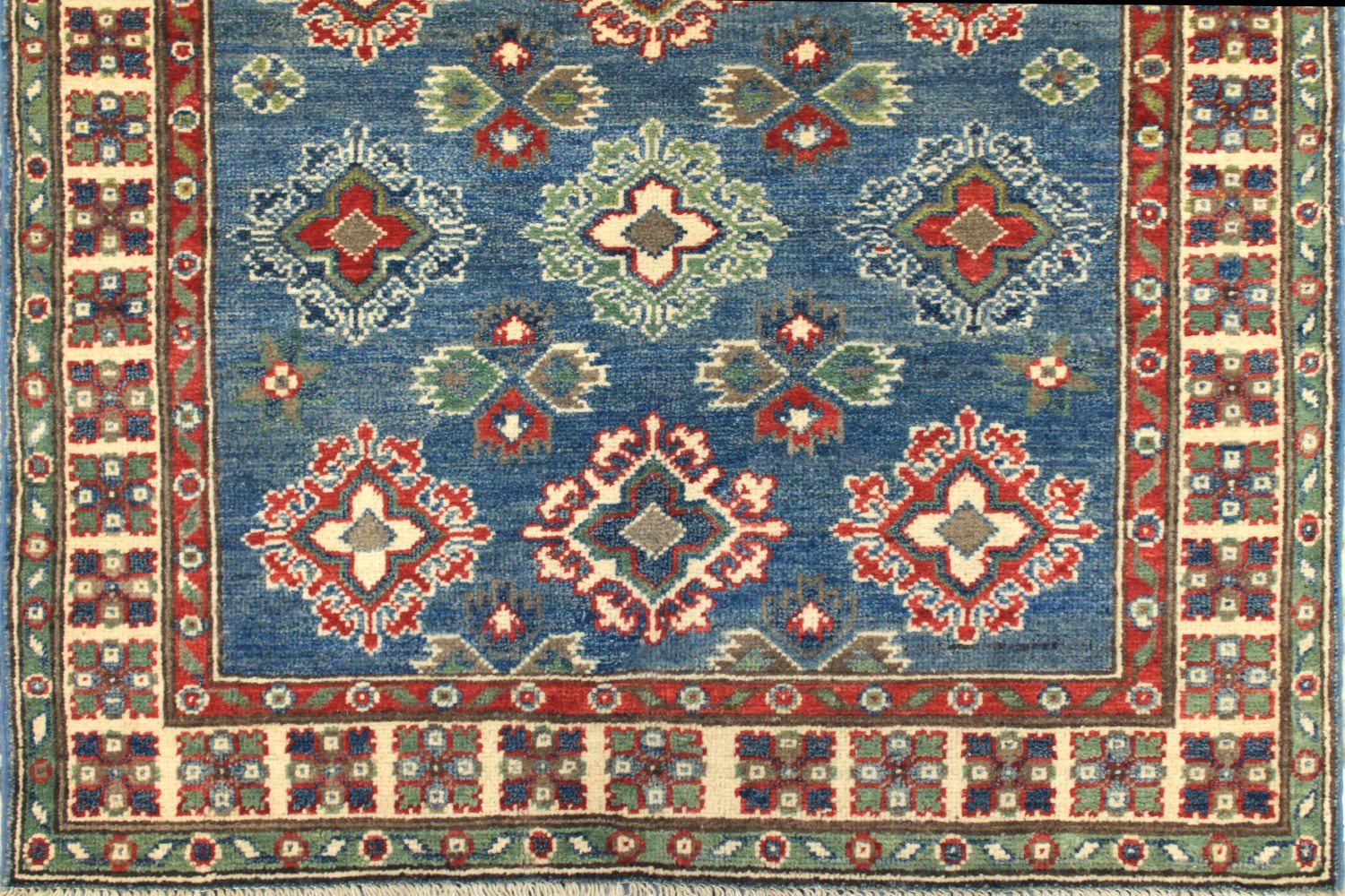 3x5 Kazak Hand Knotted Wool Area Rug - MR024539