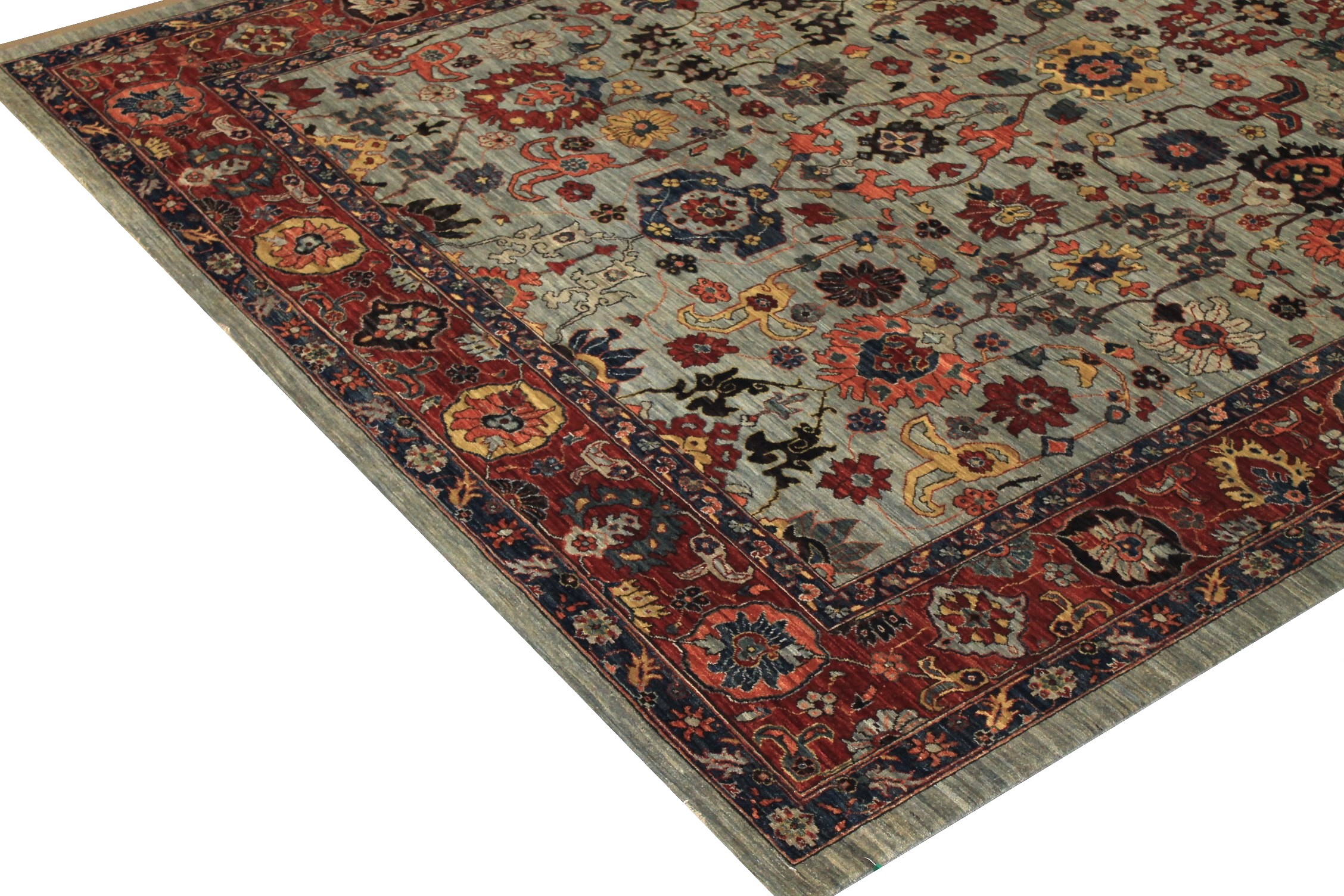 9x12 Antique Revival Hand Knotted Wool Area Rug - MR024560