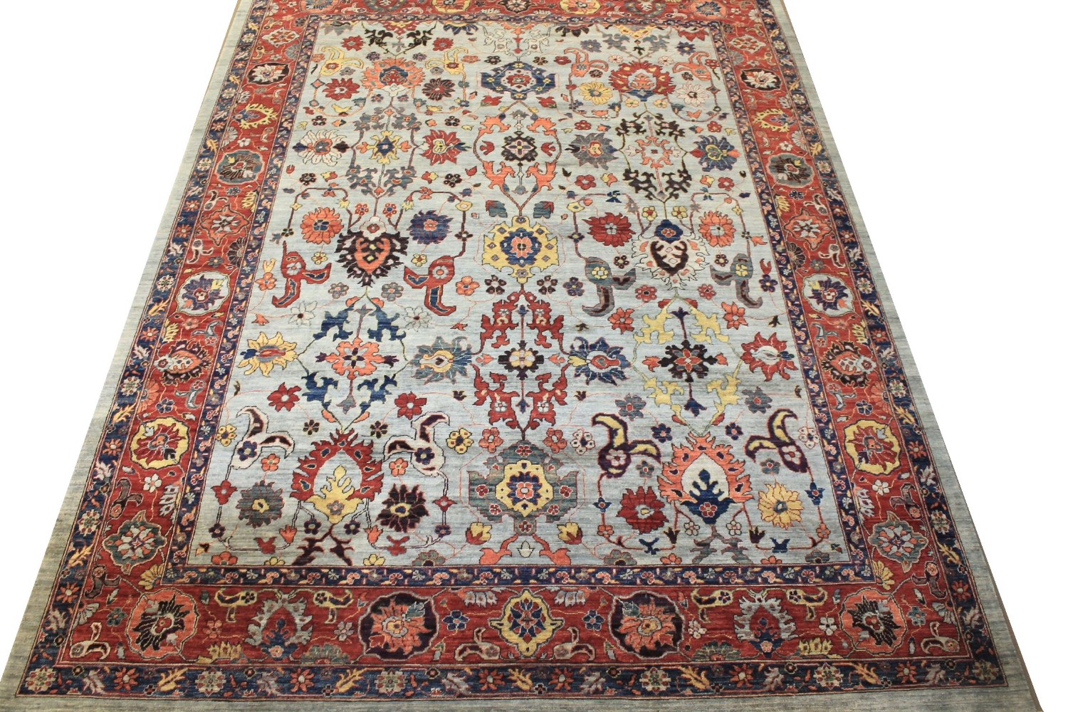 9x12 Antique Revival Hand Knotted Wool Area Rug - MR024560