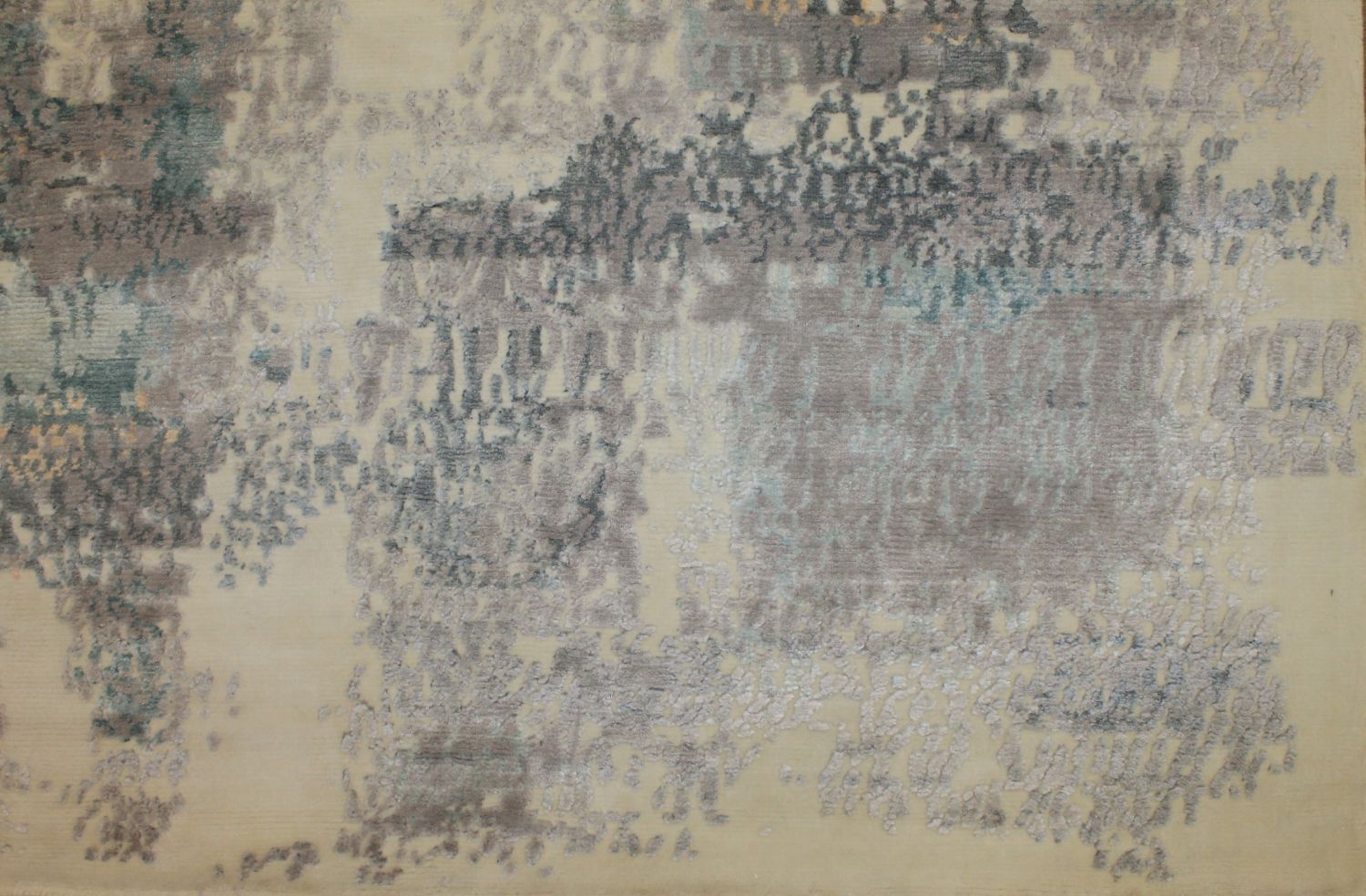 8x10 Modern Hand Knotted Wool & Bamboo Silk Area Rug - MR024662