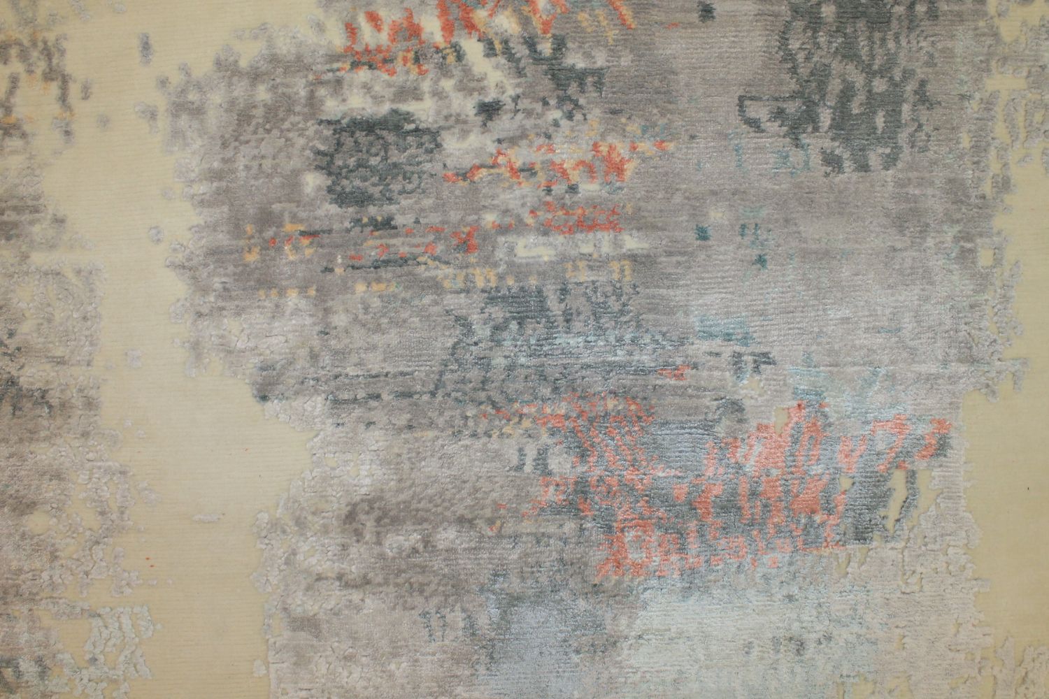 8x10 Modern Hand Knotted Wool & Bamboo Silk Area Rug - MR024662