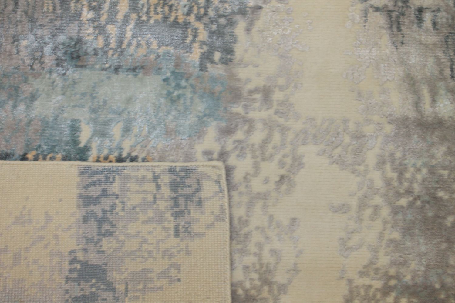 8x10 Modern Hand Knotted Wool & Bamboo Silk Area Rug - MR024662