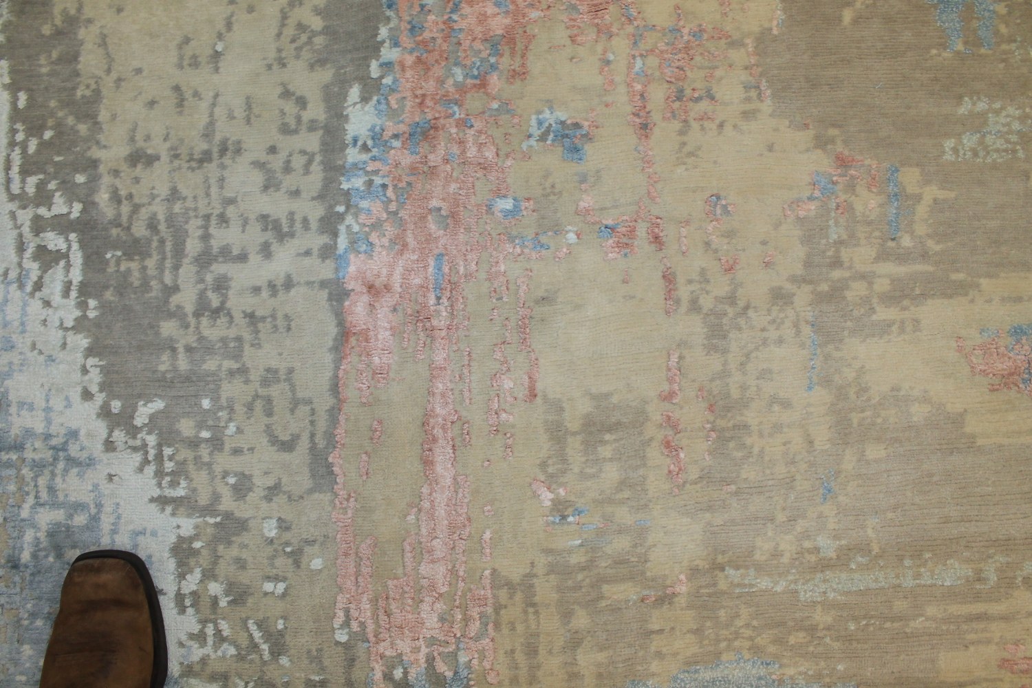 9x12 Modern Hand Knotted Wool & Bamboo Silk Area Rug - MR024663