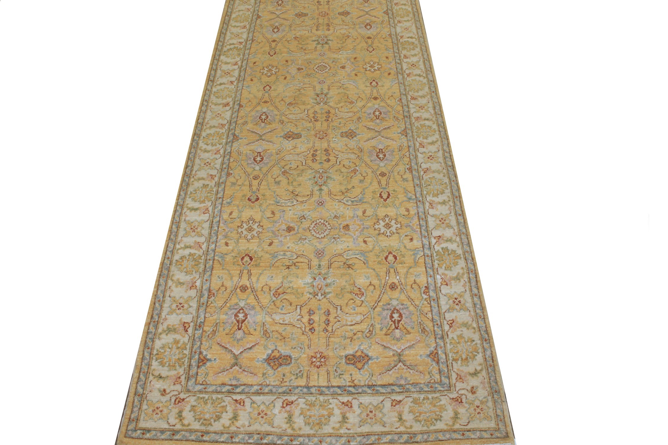 13 ft. & Longer Runner Peshawar Hand Knotted Wool Area Rug - MR024683