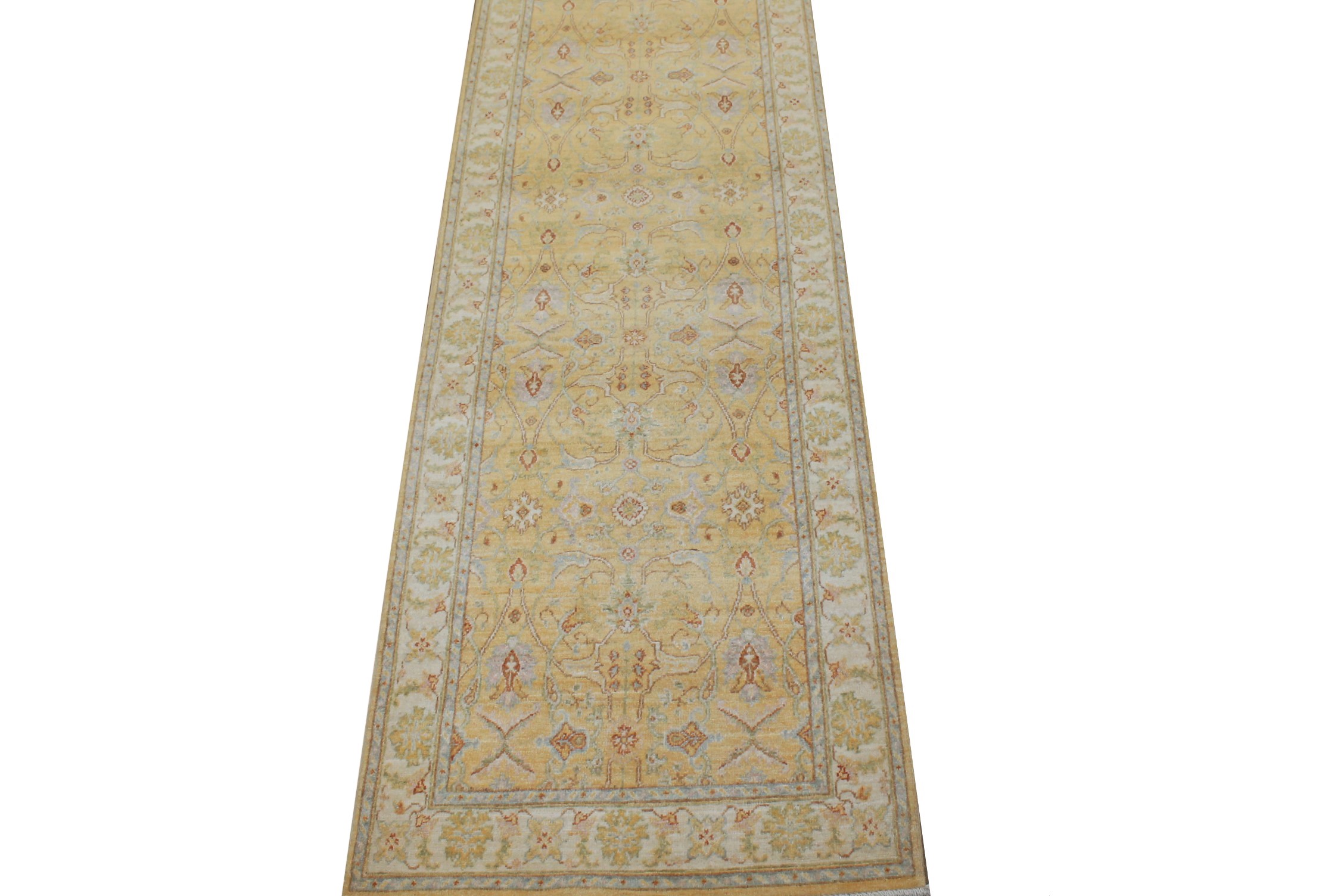 13 ft. & Longer Runner Peshawar Hand Knotted Wool Area Rug - MR024683