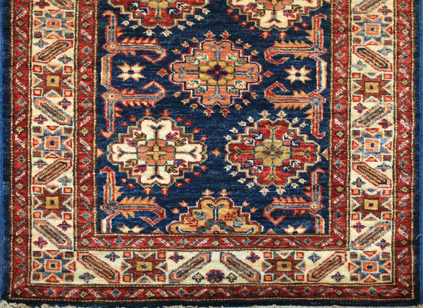 10 ft. Runner Kazak Hand Knotted Wool Area Rug - MR024689