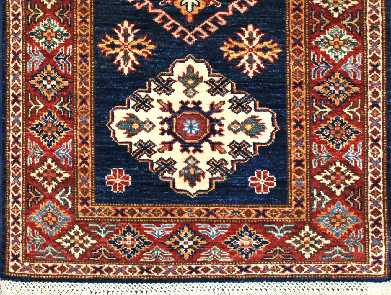 10 ft. Runner Kazak Hand Knotted Wool Area Rug - MR024692